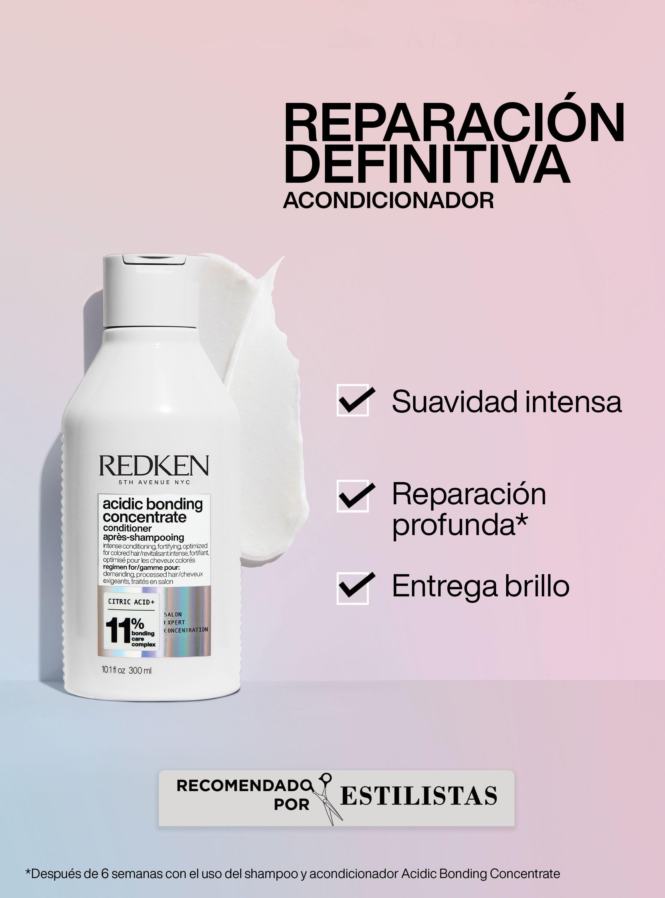 Set ABC Reparación Total Cabello Dañado Acidic Bonding Concentrate Tratamiento Intensivo 150ml + Shampoo 300ml + Acondicionador 300ml-4