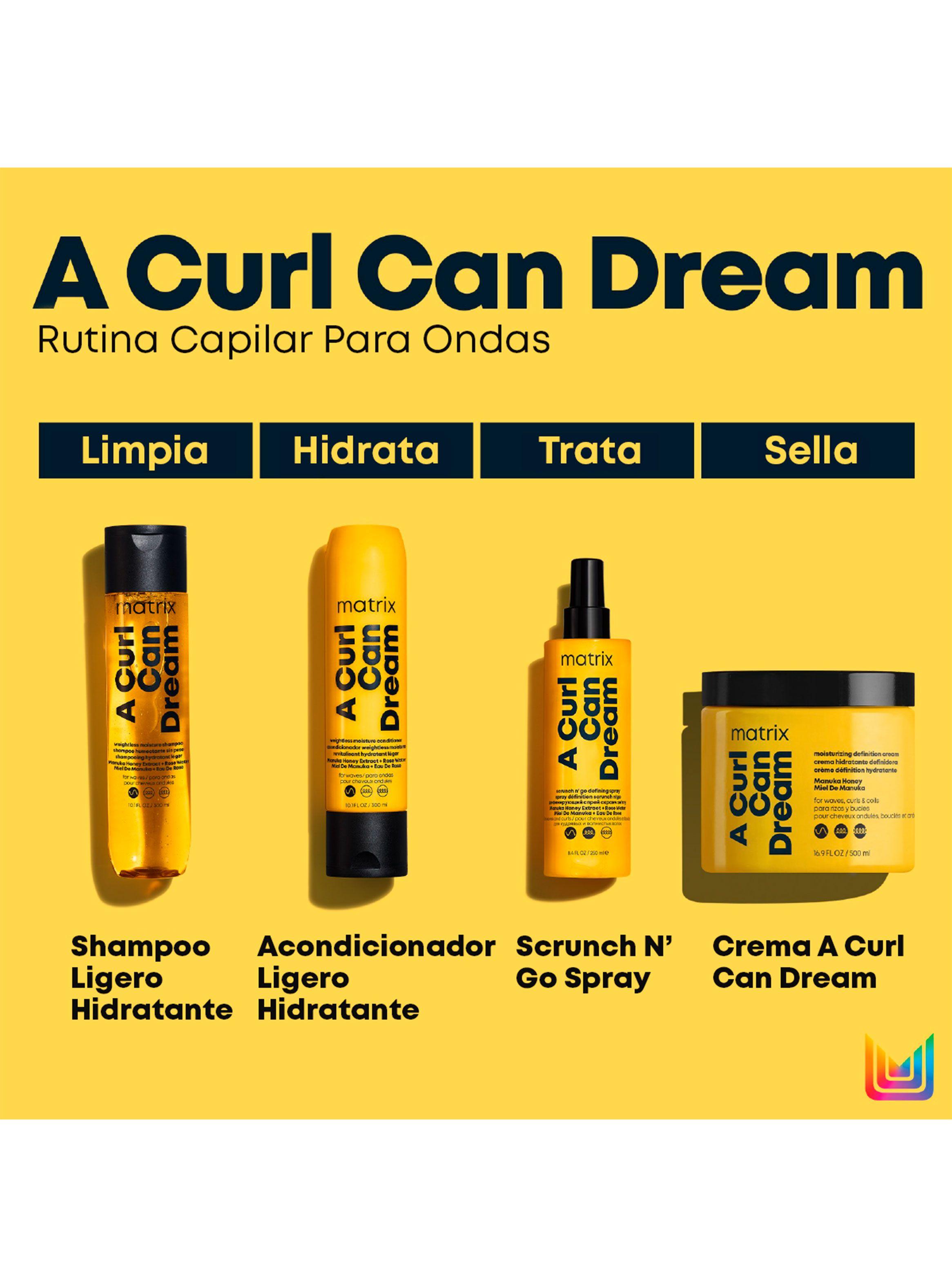 Acondicionador Hidratante Ligero Cabello Ondulado A Curl Can Dream 300 ml Matrix-2