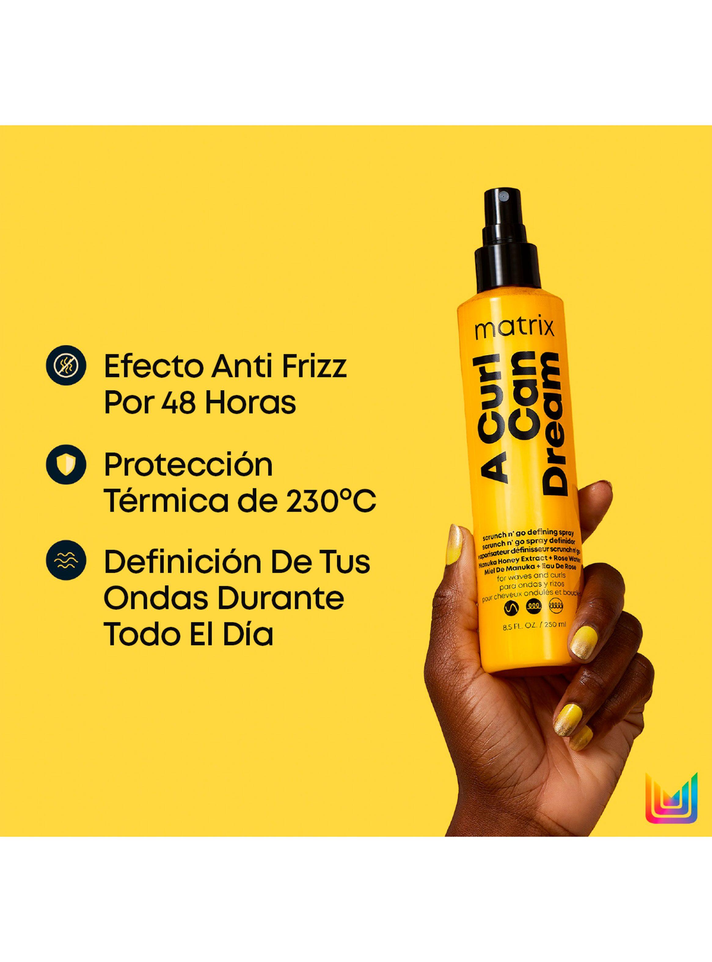 Spray Scrunch N´Go Definidor Cabello Ondulado y Rizado A Curl Can Dream 250 ml Matrix-3