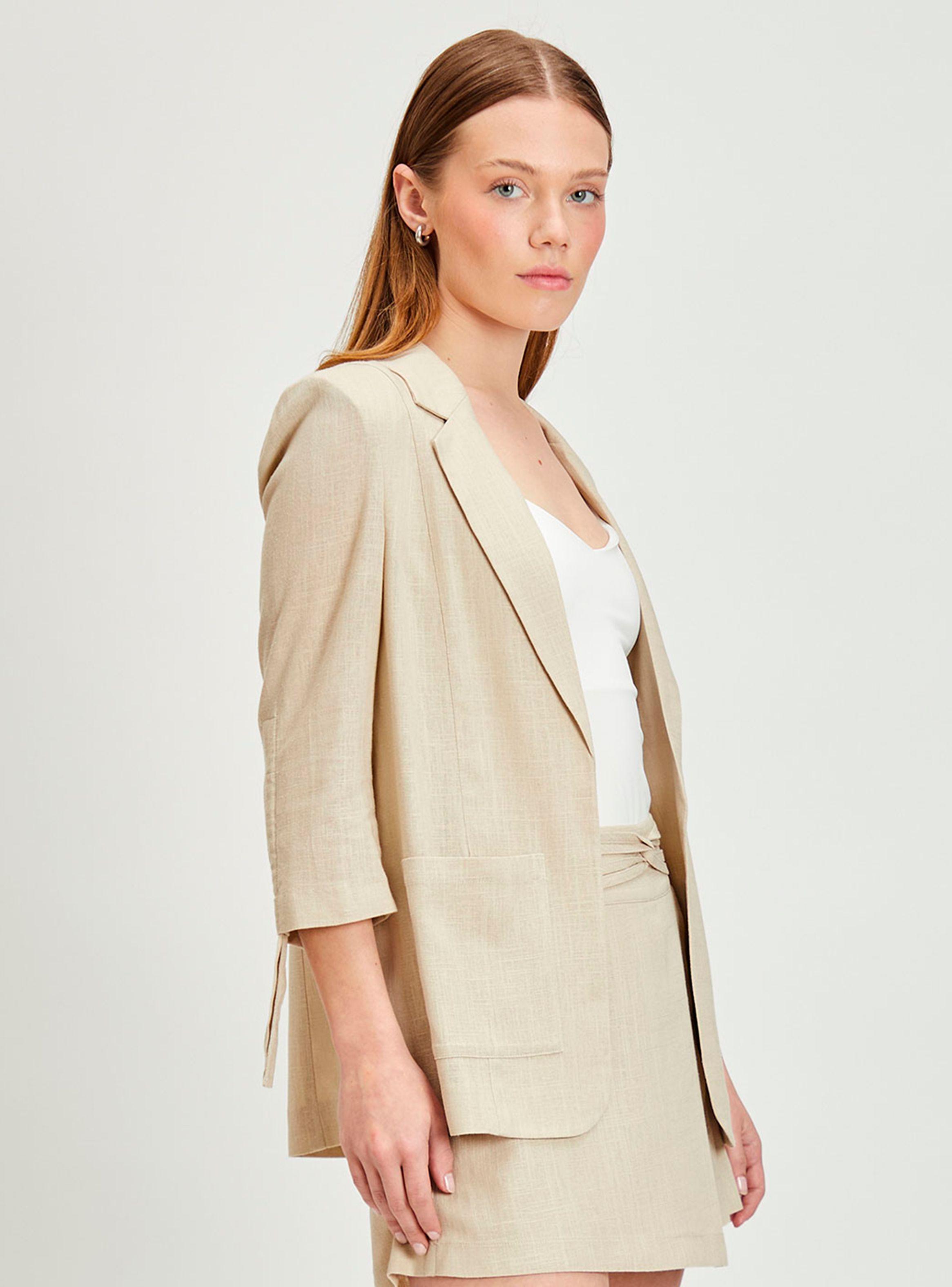 Blazer Liso Semiformal Básico-2