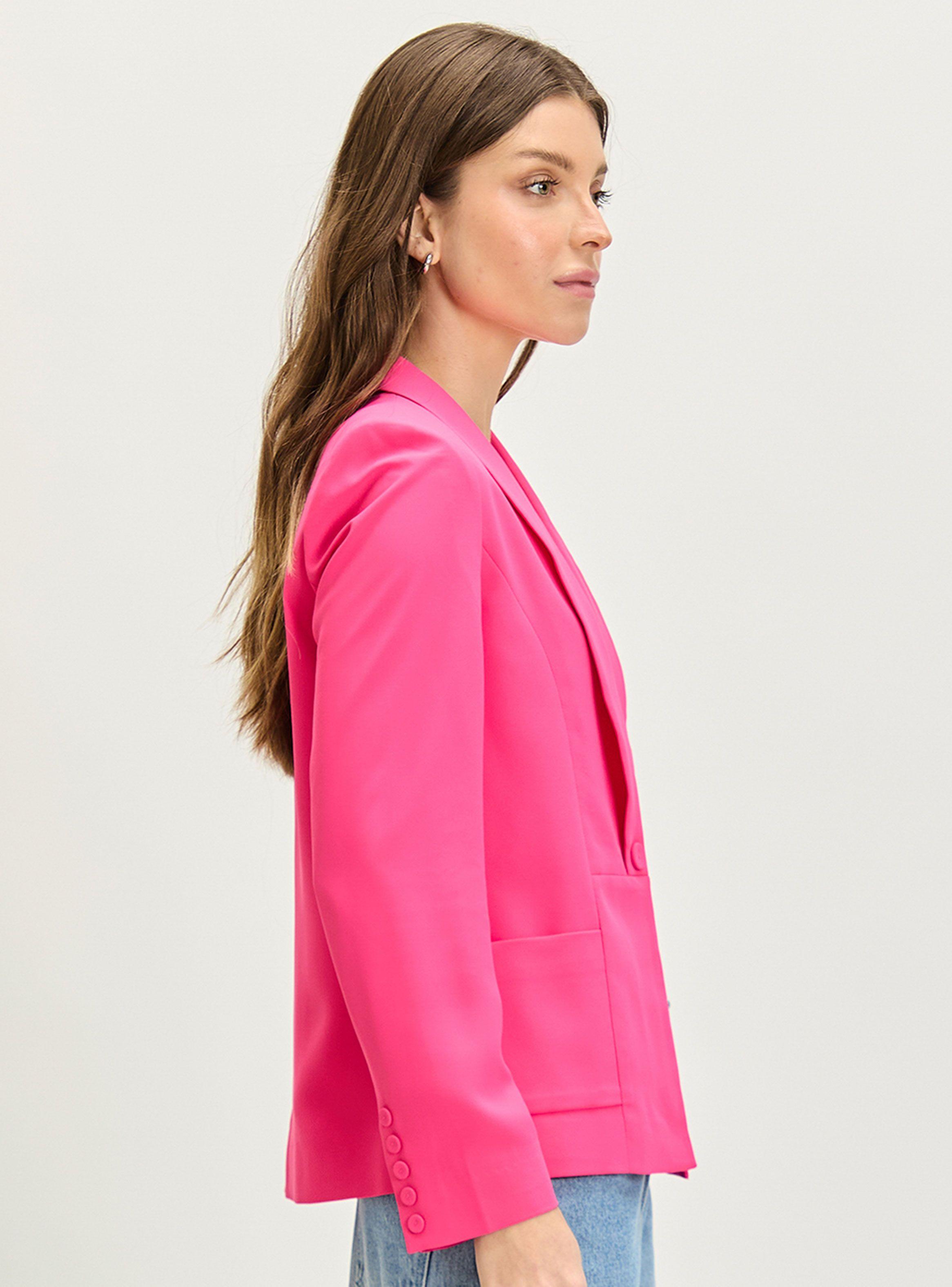 Blazer Liso con Diseño Regular-2