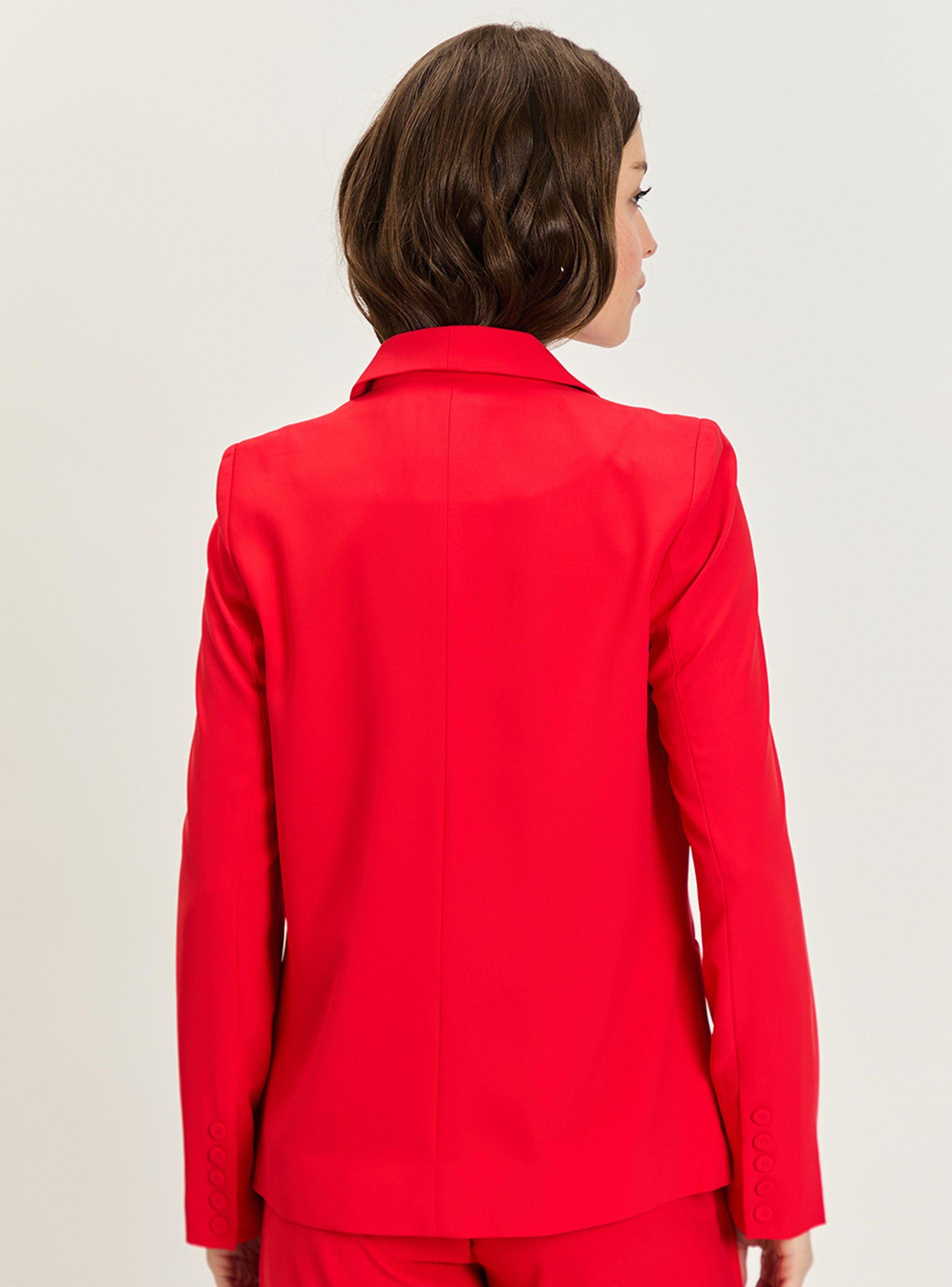 Blazer Liso con Diseño-1