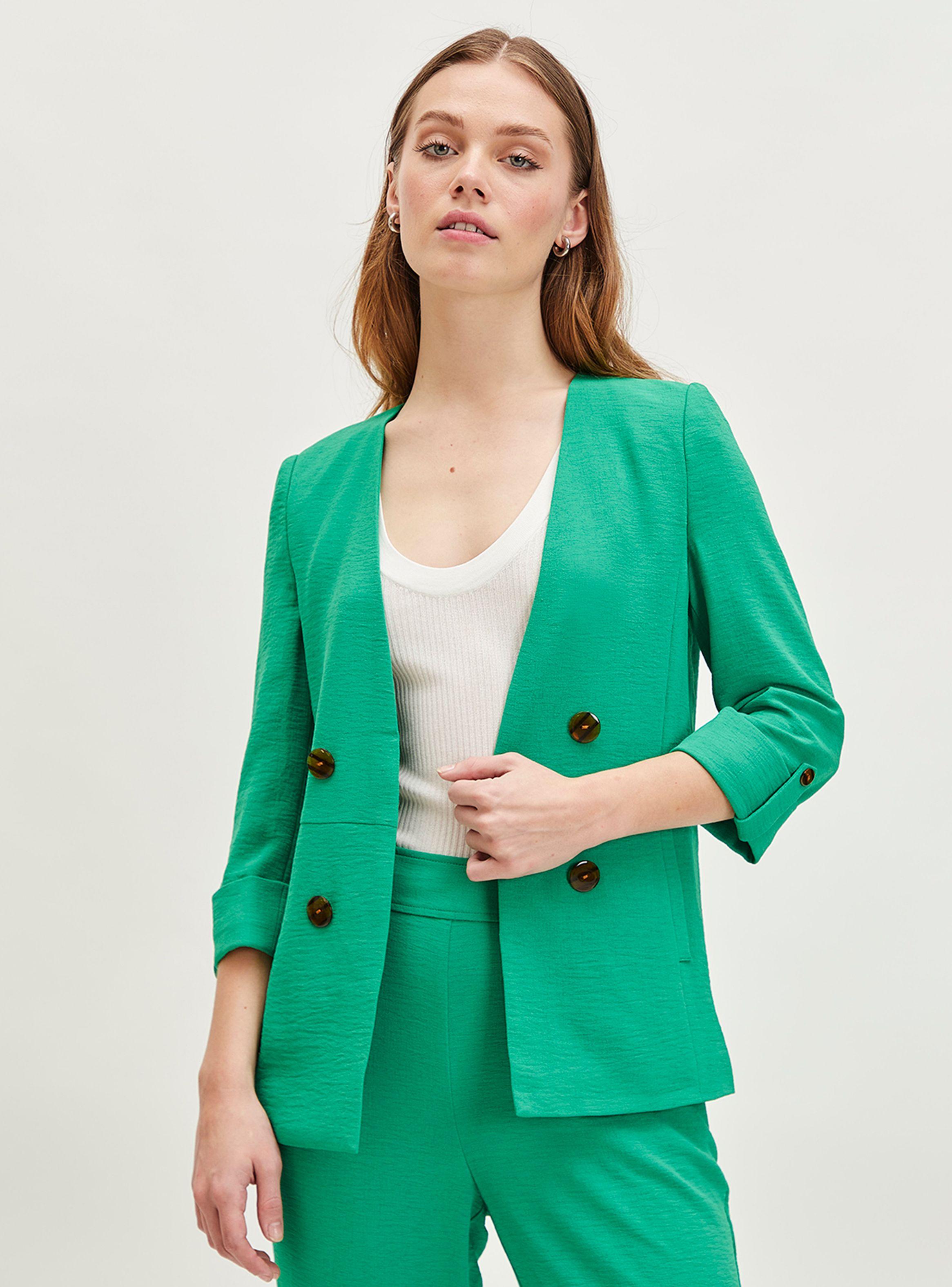 Blazer Liso Formal con Botón-0