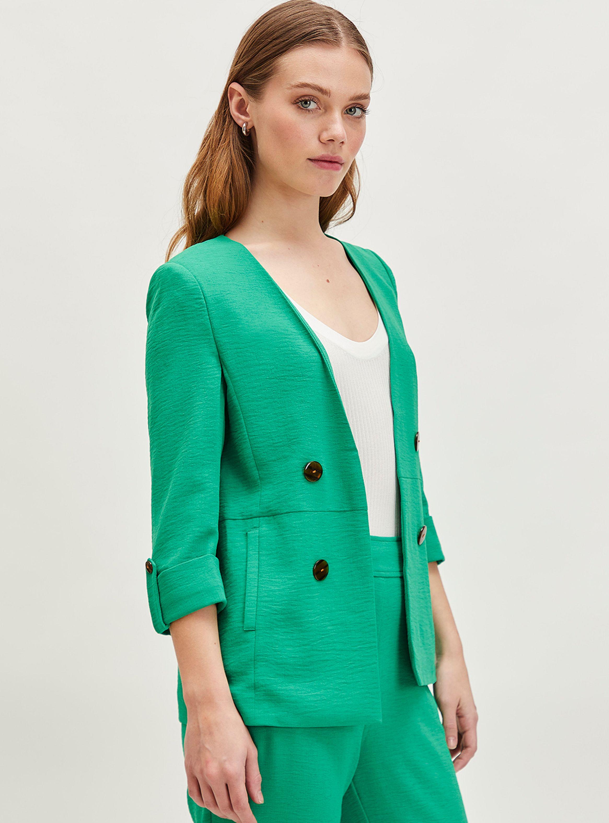 Blazer Liso Formal con Botón-2