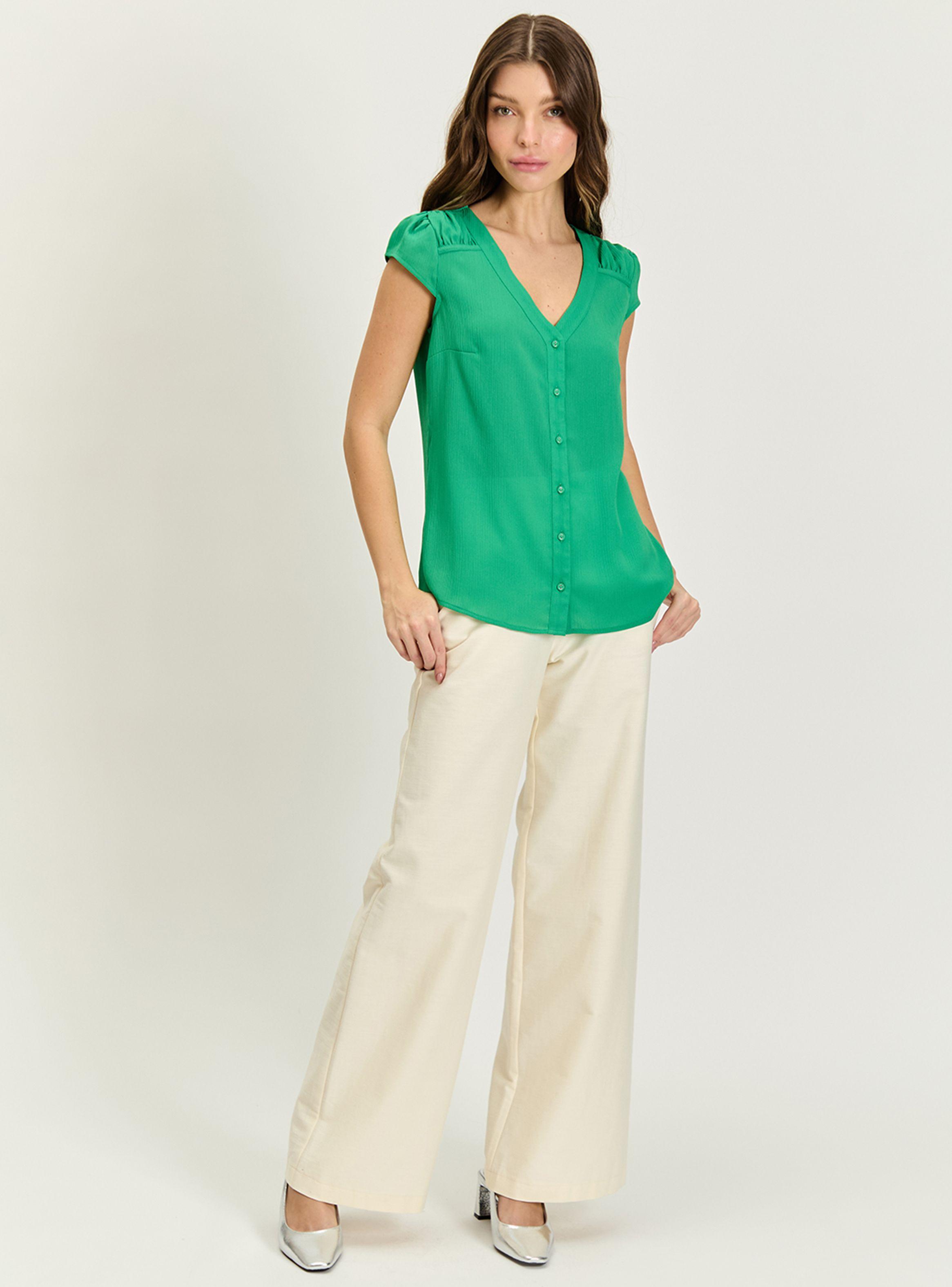 Blusa Lisa Estilo Regular-3