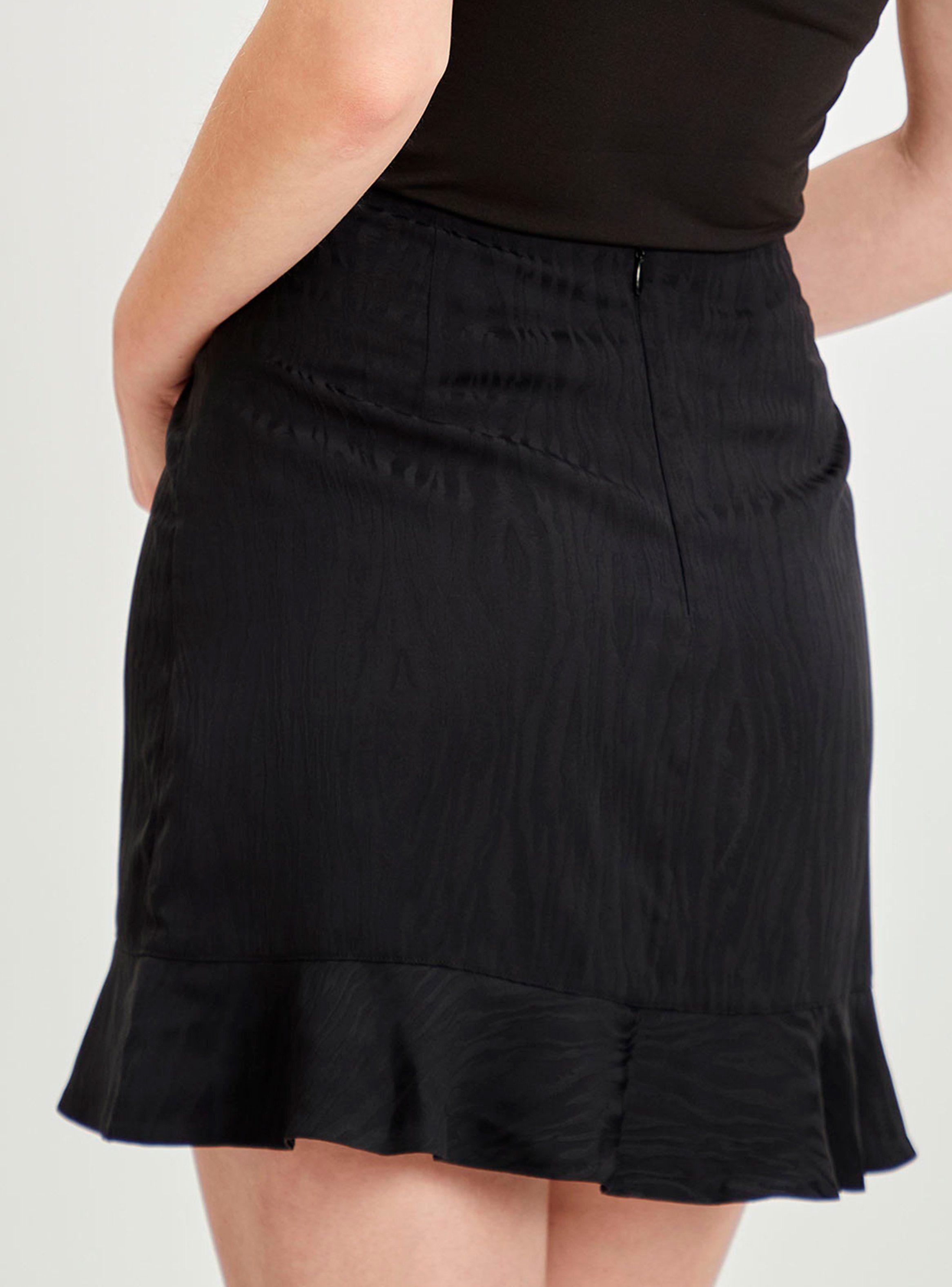 Falda Mini Lisa con Cierre-1