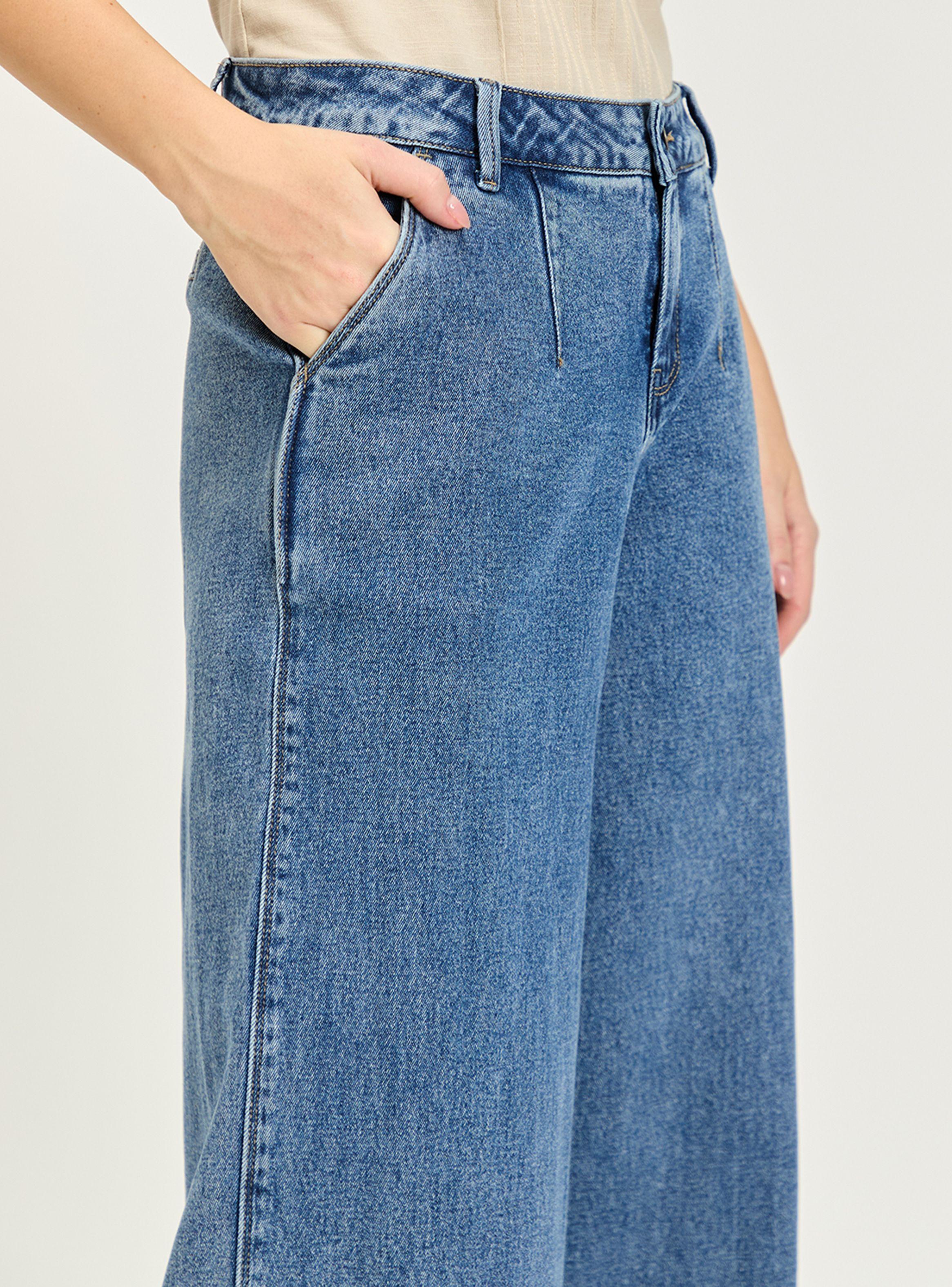 Jeans Liso Diseño Bolsillos-3