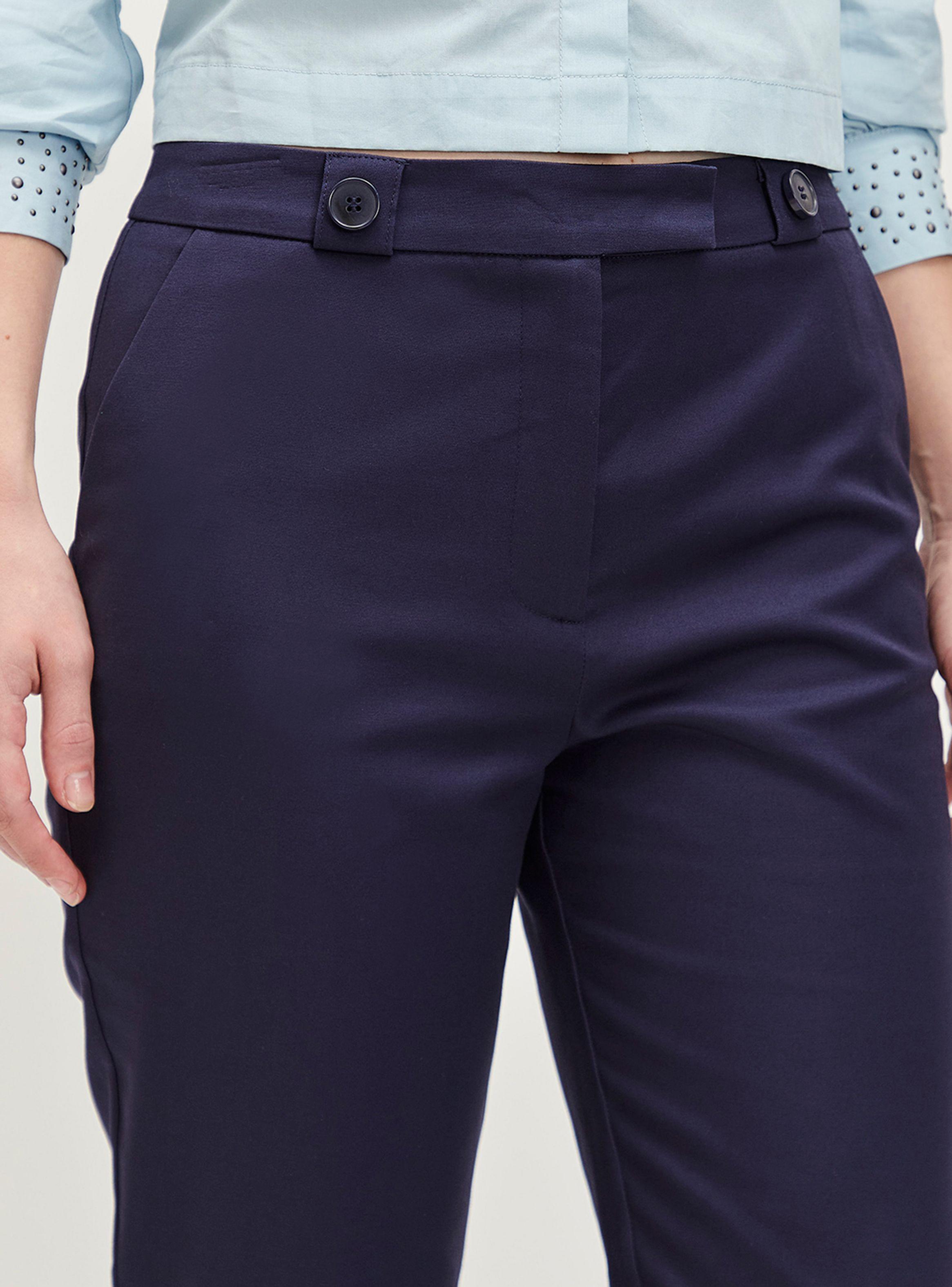 Pantalón Liso Skinny Fit Tiro Alto Moda-2