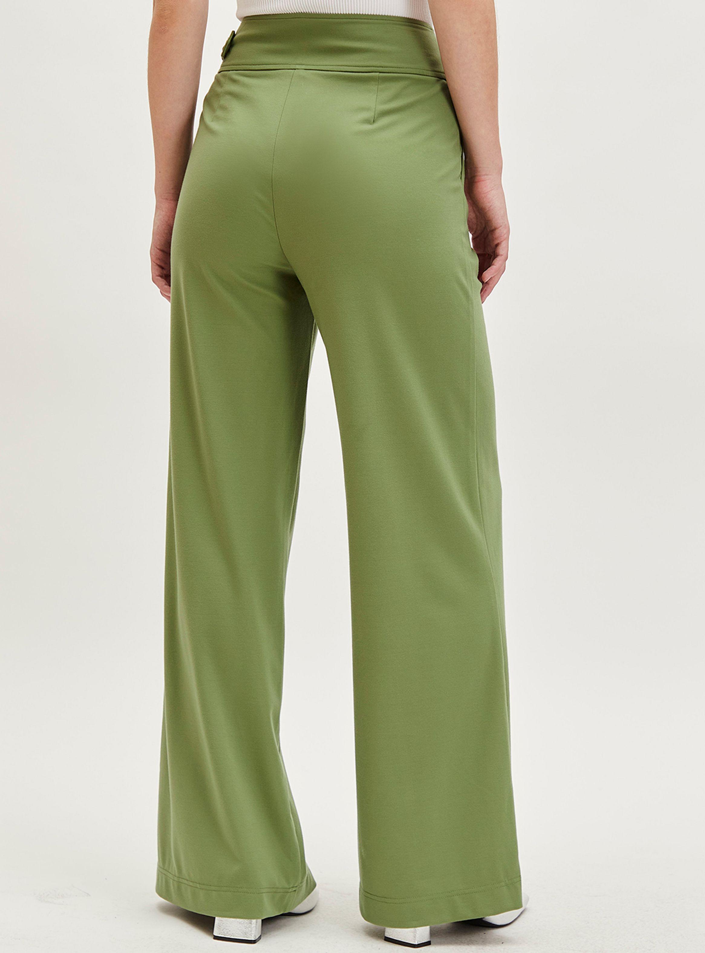 Pantalón Liso Palazzo Tiro Alto-1