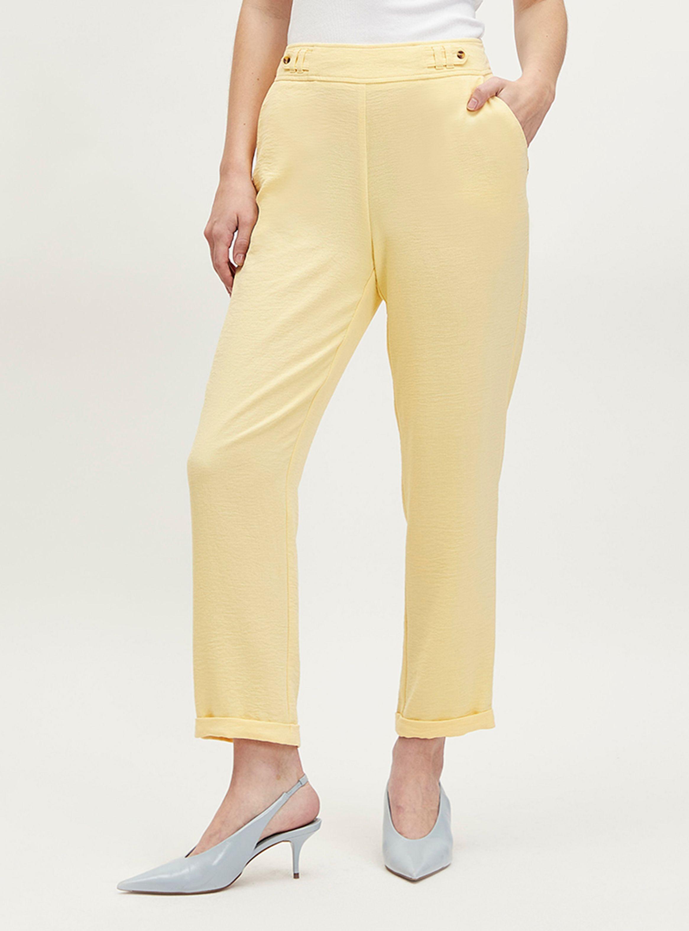 Pantalón Liso Palazzo Alto con Cierre-0