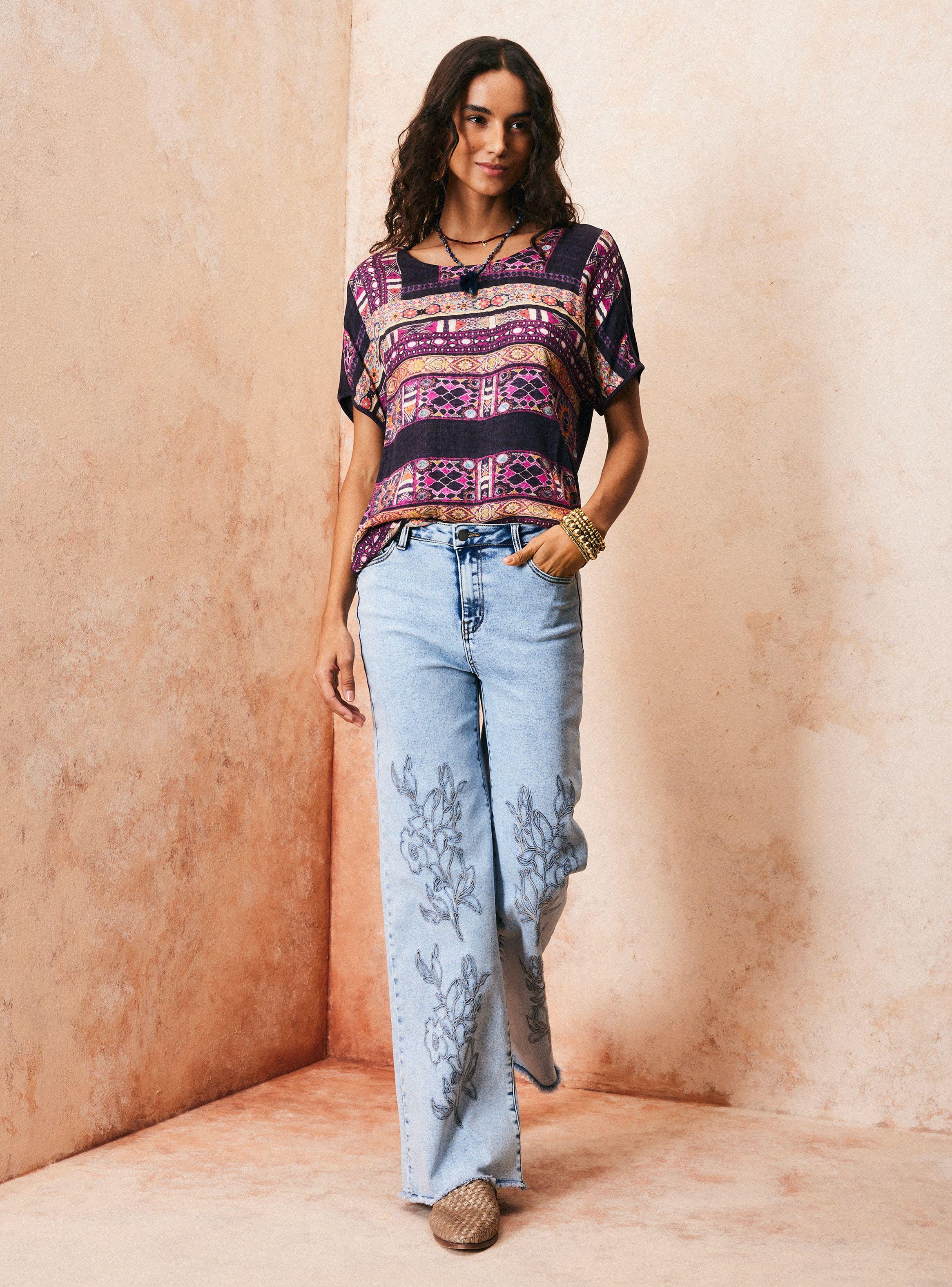 Polera Estampada Forma Color-4