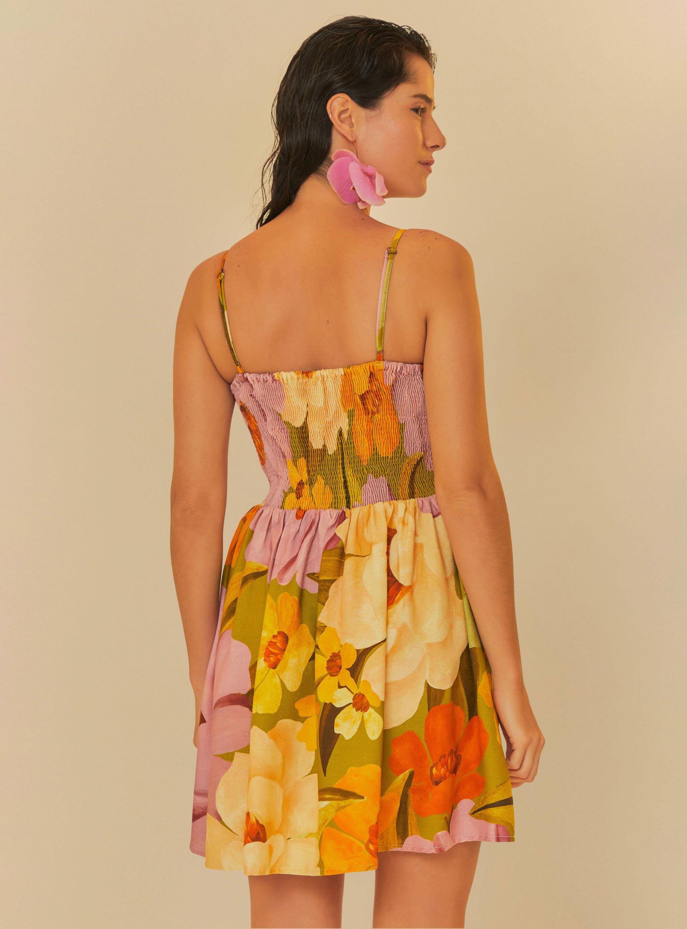 Vestido Corto Diseño Primaveral-1
