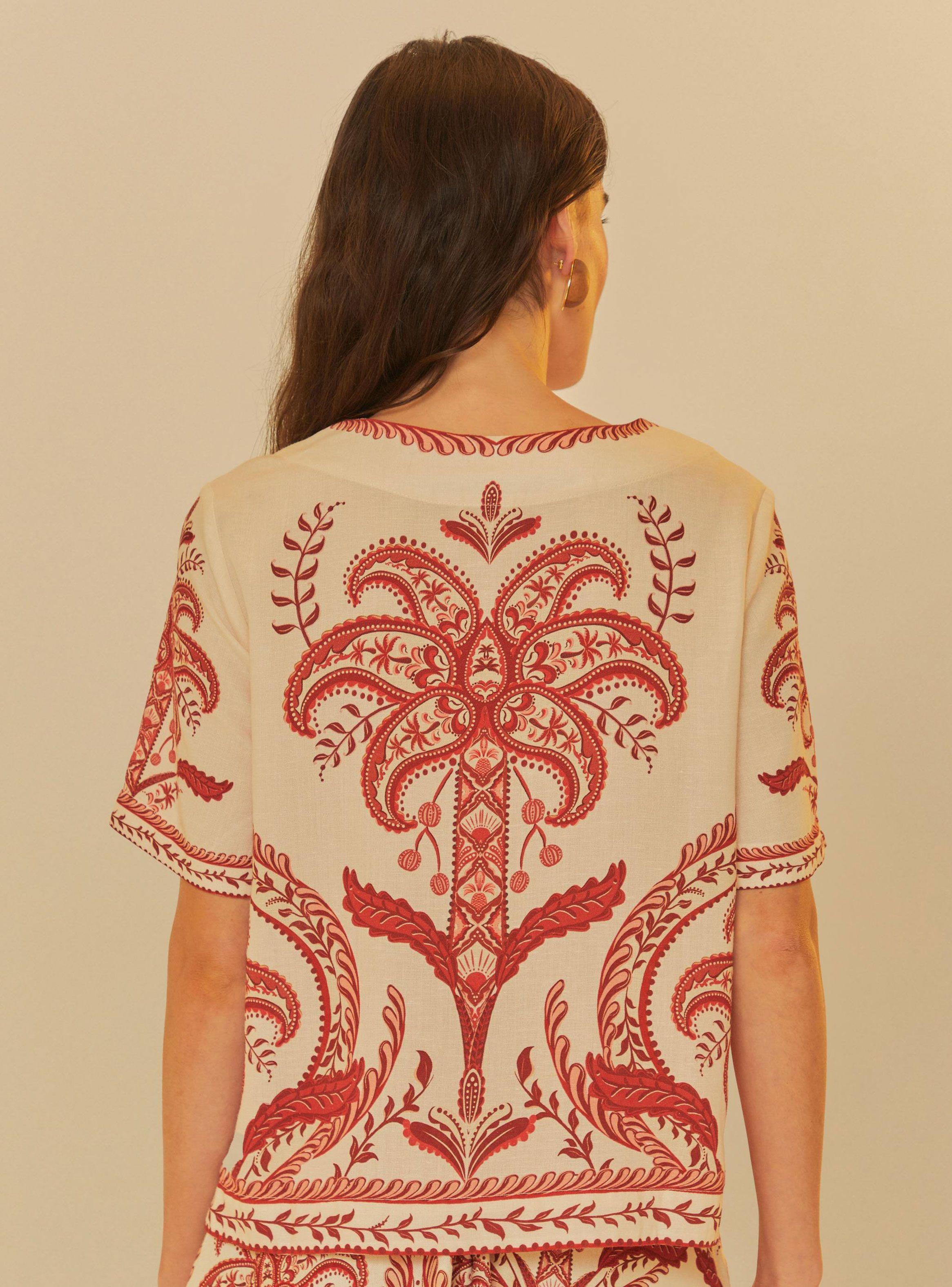 Polera con Diseño Tropical-1