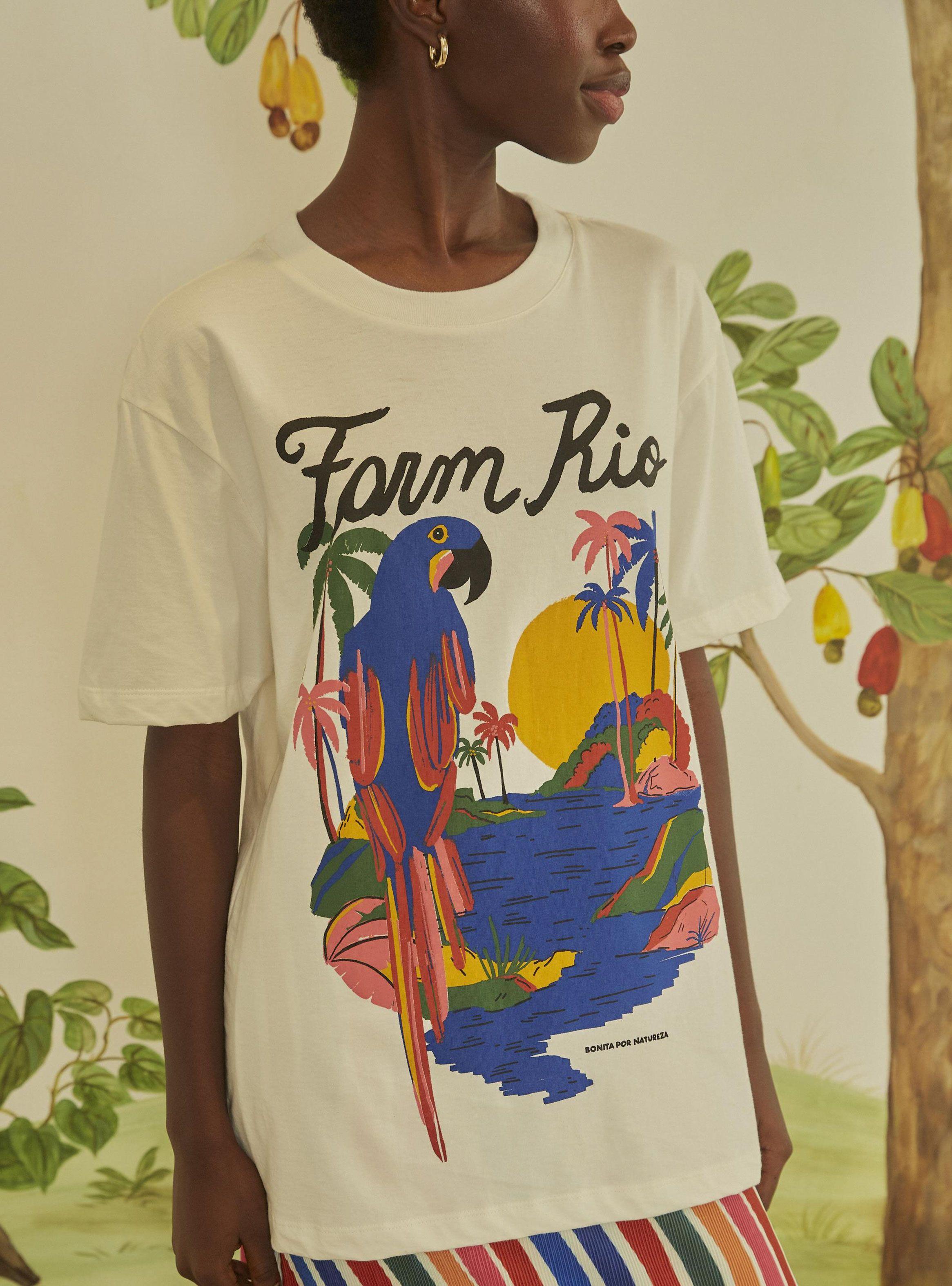 Polera Holgada con Pintura de Paisaje-2