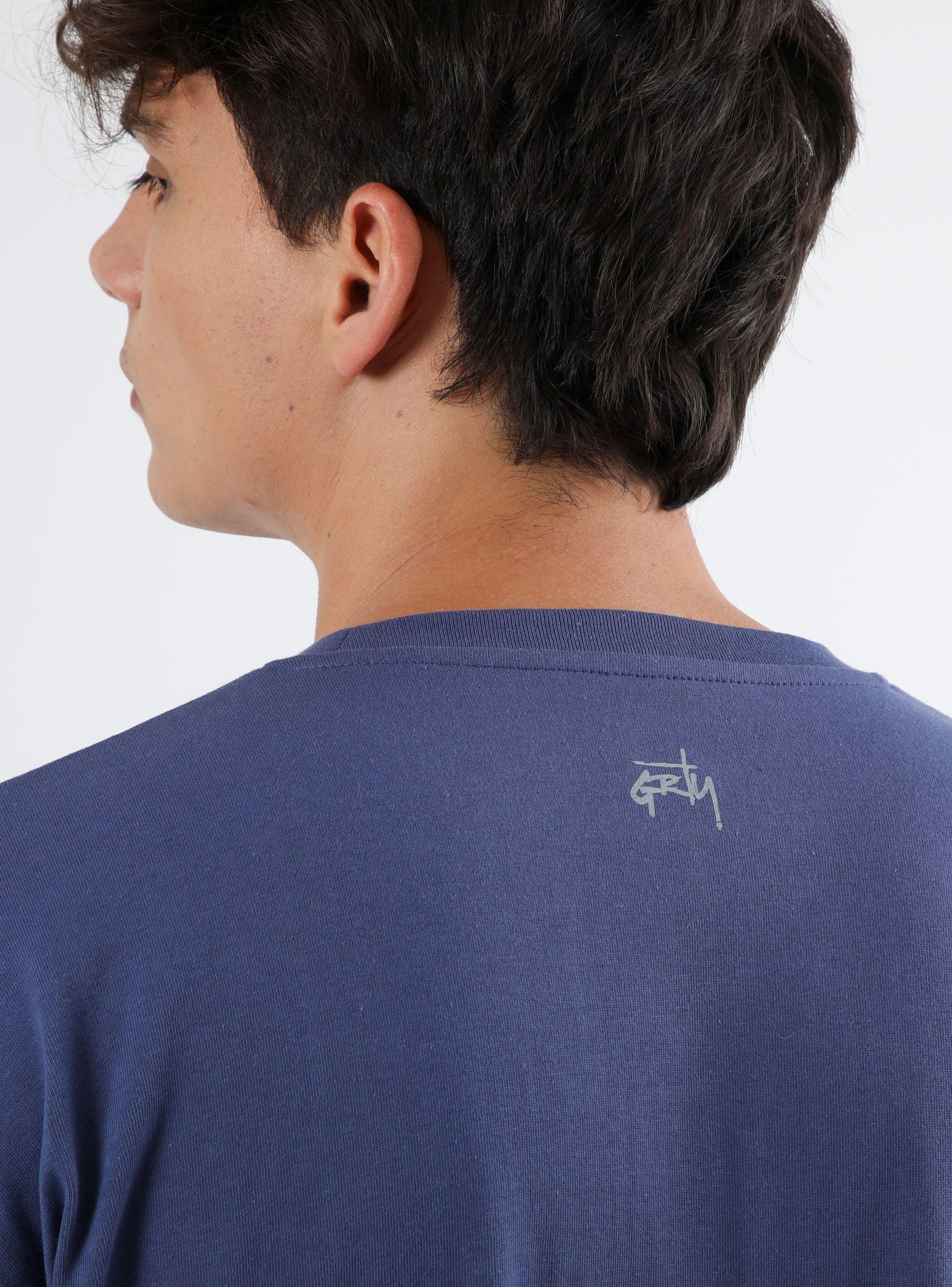 Polera Overiszed Estampado Collage-2