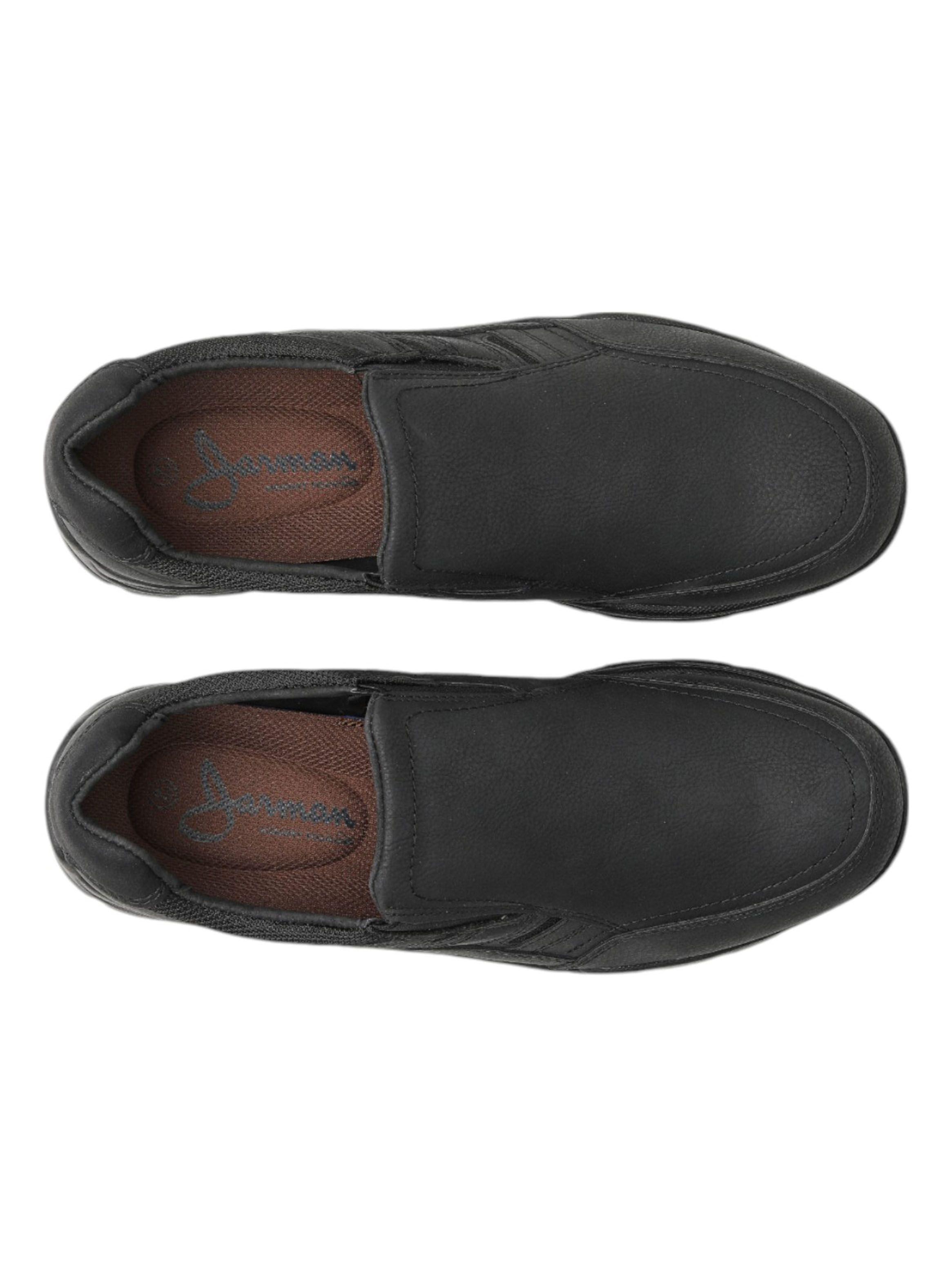 Zapato Casual Cuero Liso Color Hombre Slip On-2