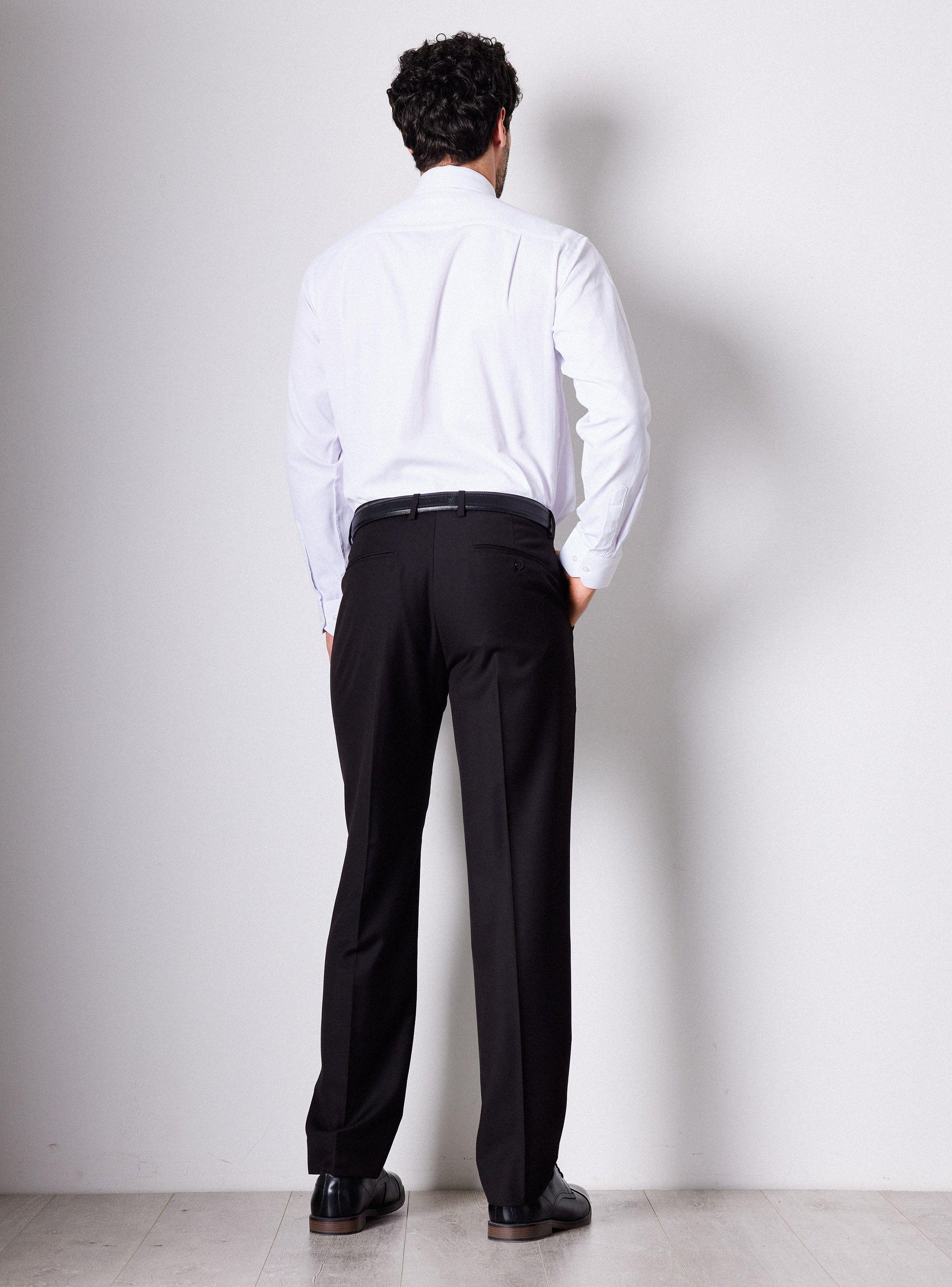 Pantalón Vestir Lana Poliéster Regular Fit-5