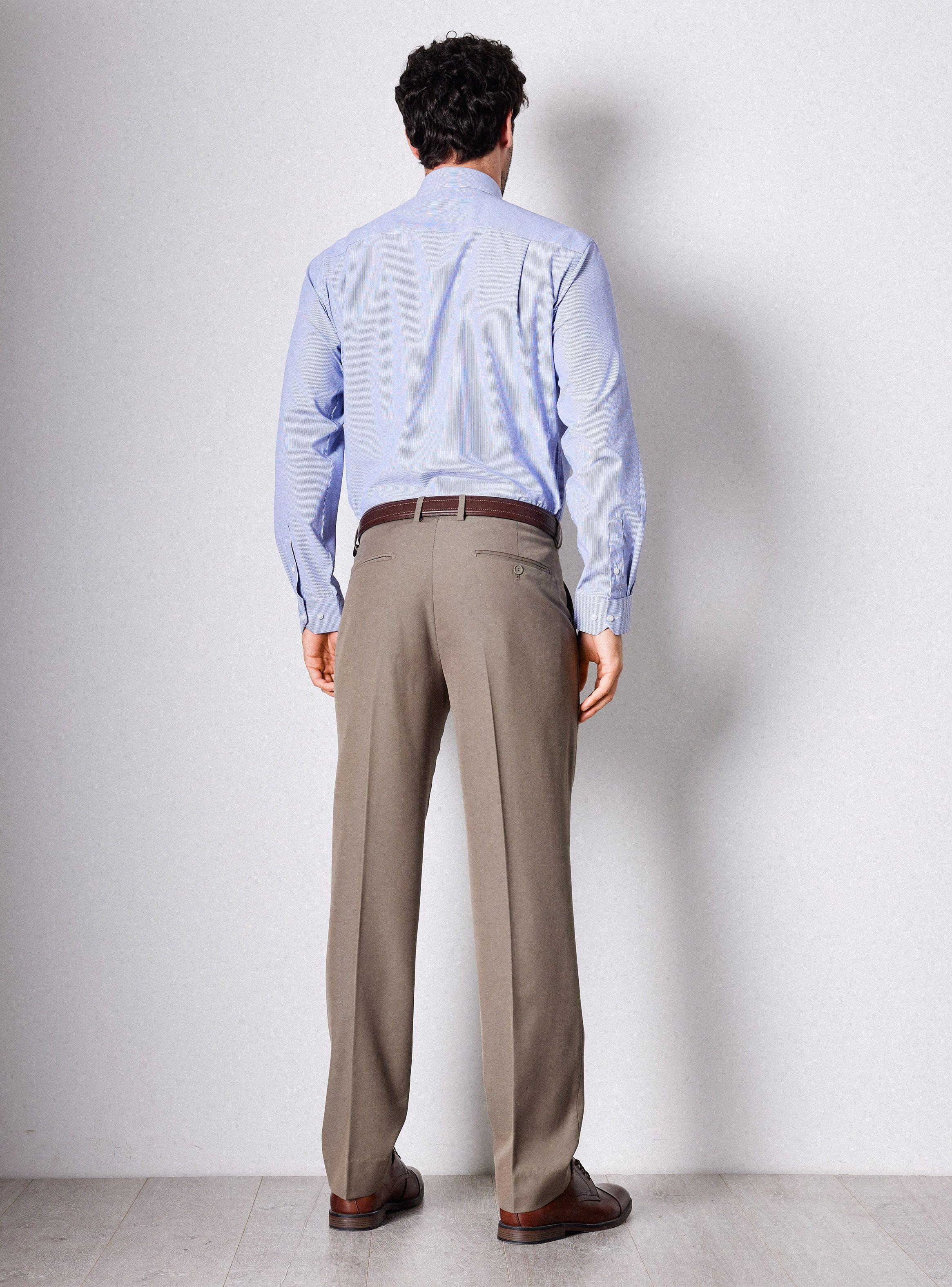 Pantalón Vestir Regular Fit Lana Poliéster-5