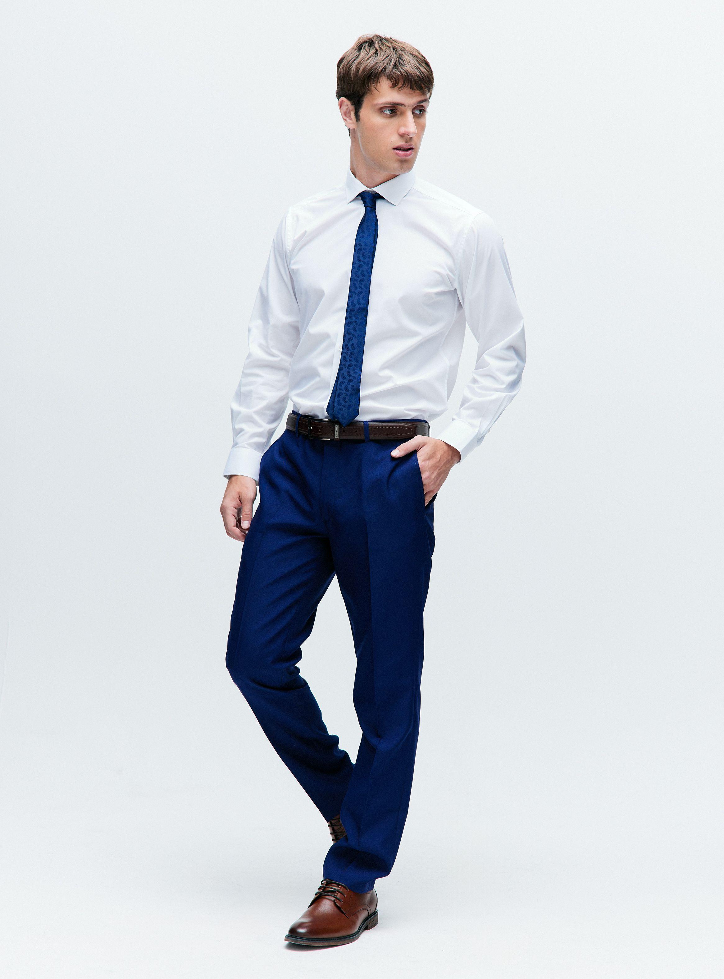 Camisa Slim Fit Blanca-4