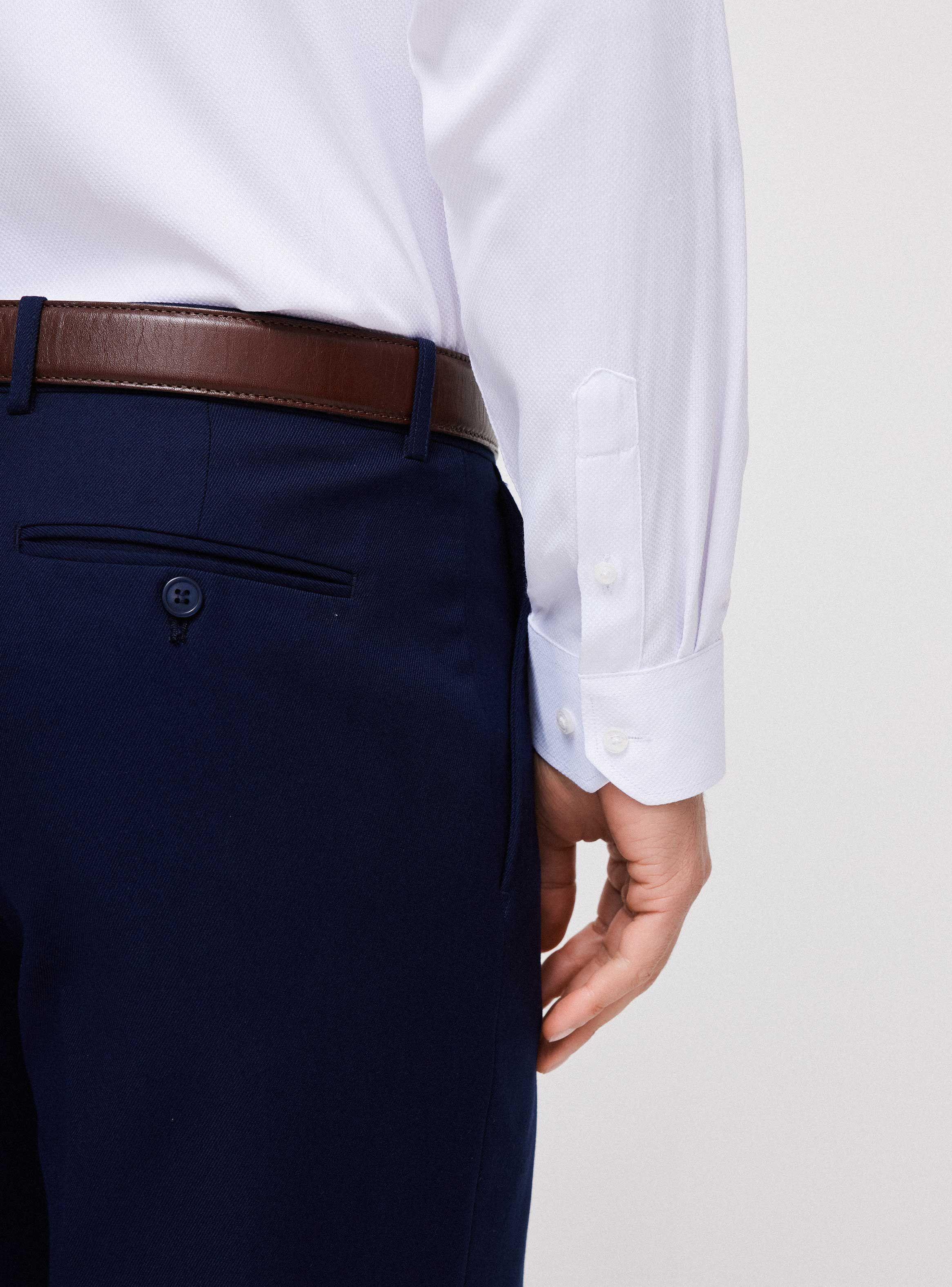 Camisa Texturas en Colores Semi Slim-3