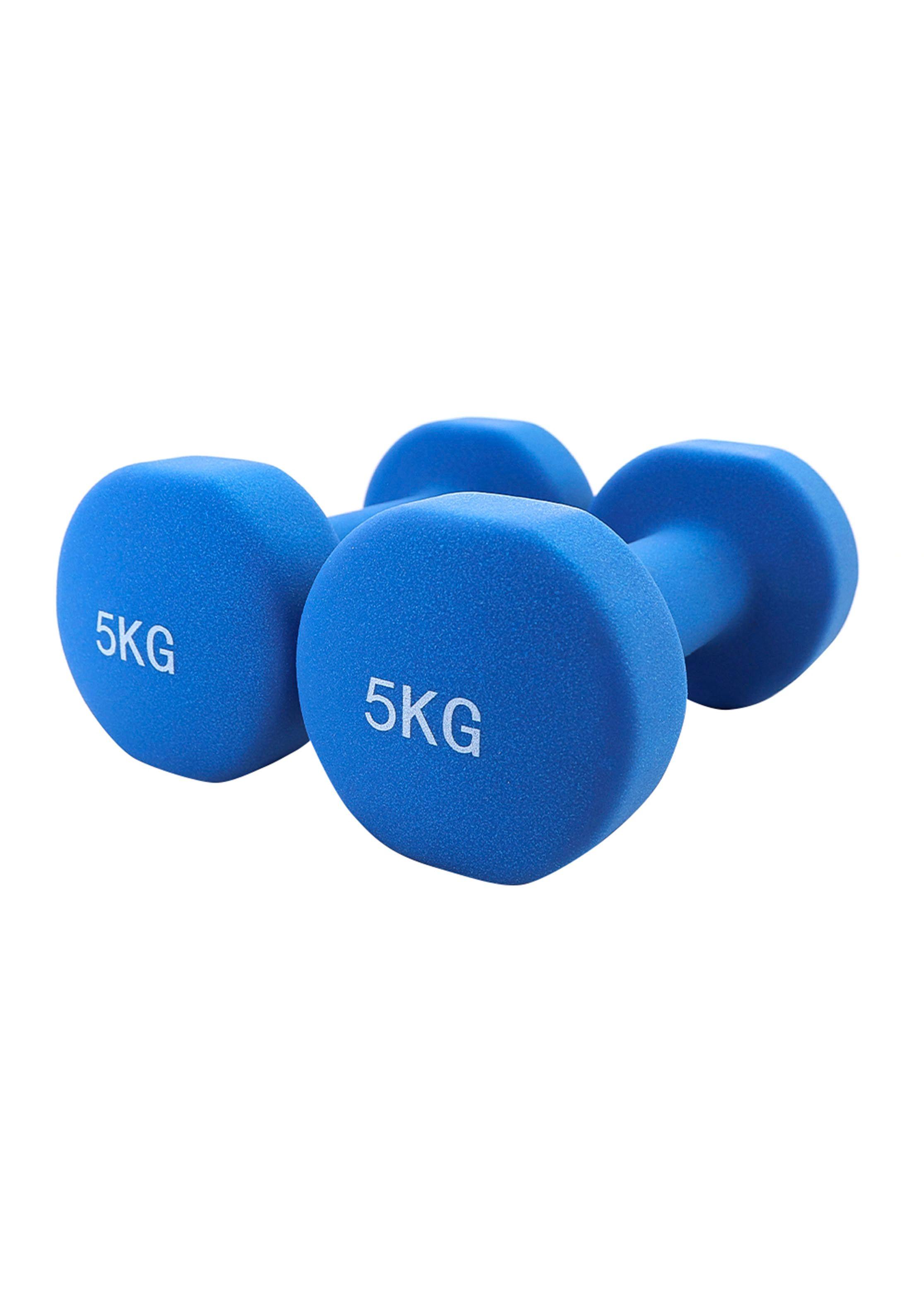 Par JKS Mancuerna de Neopreno 2 x 5 kg-2