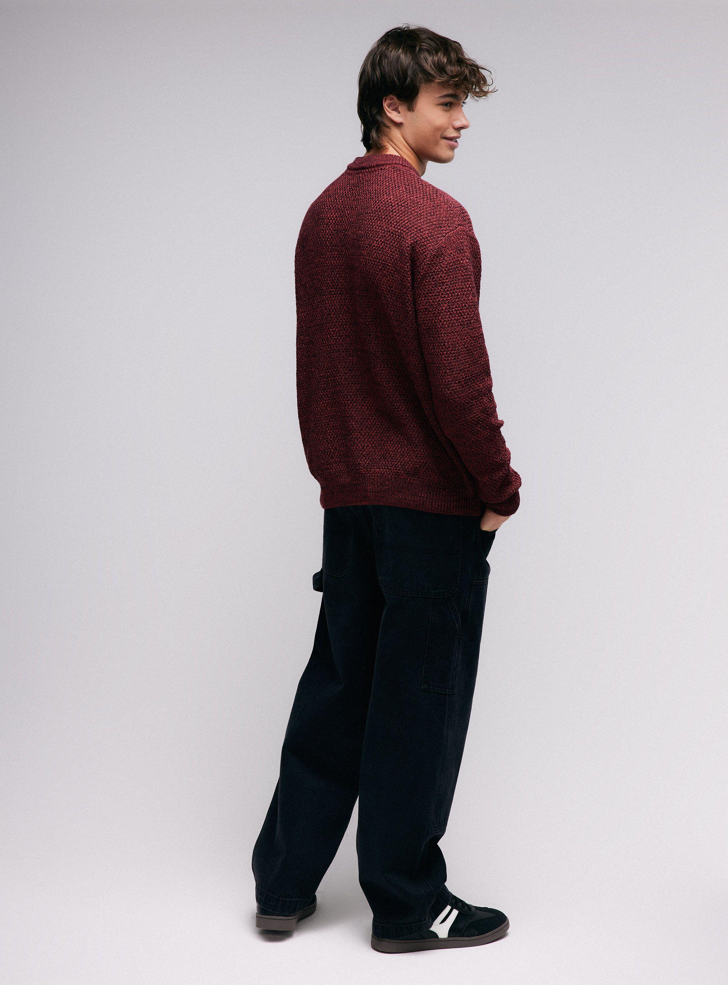 Sweater Rayas Cuello Redondo-5