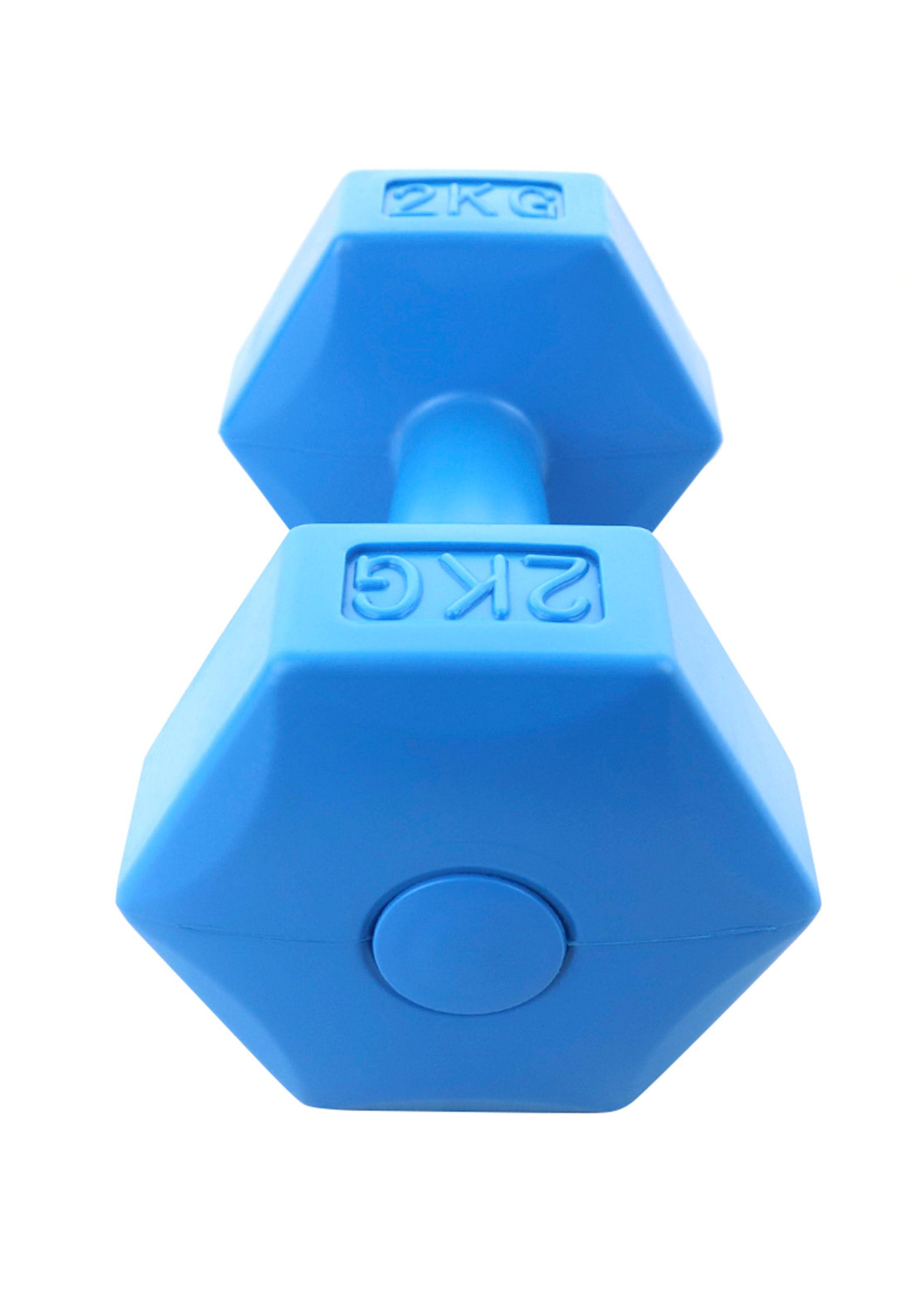 Mancuerna JKS Plástico Cemento Hexagonal 2 kg Unidad-1