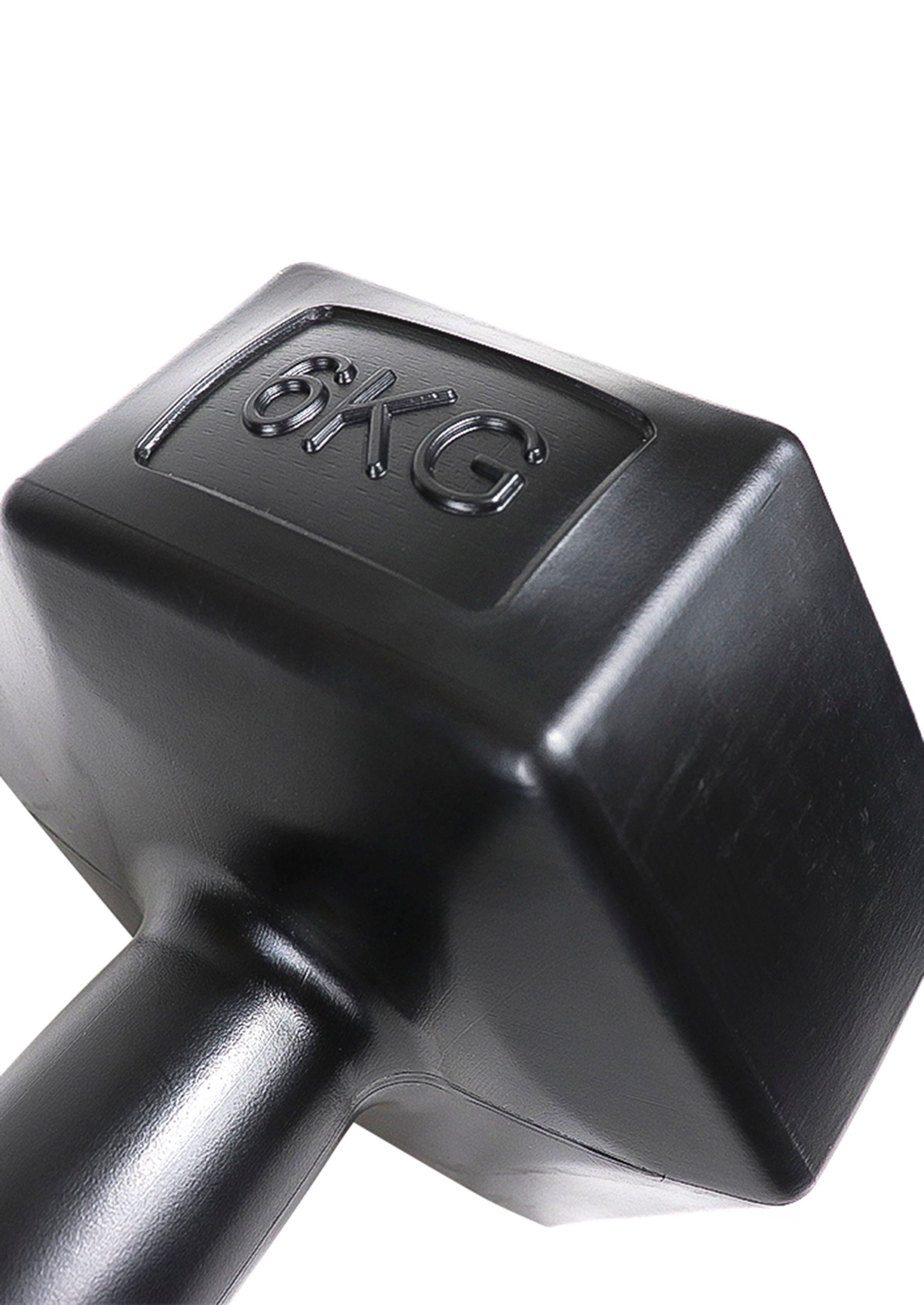 Mancuerna Hexagonal  Plástico Unidad 6 kg JKS-4