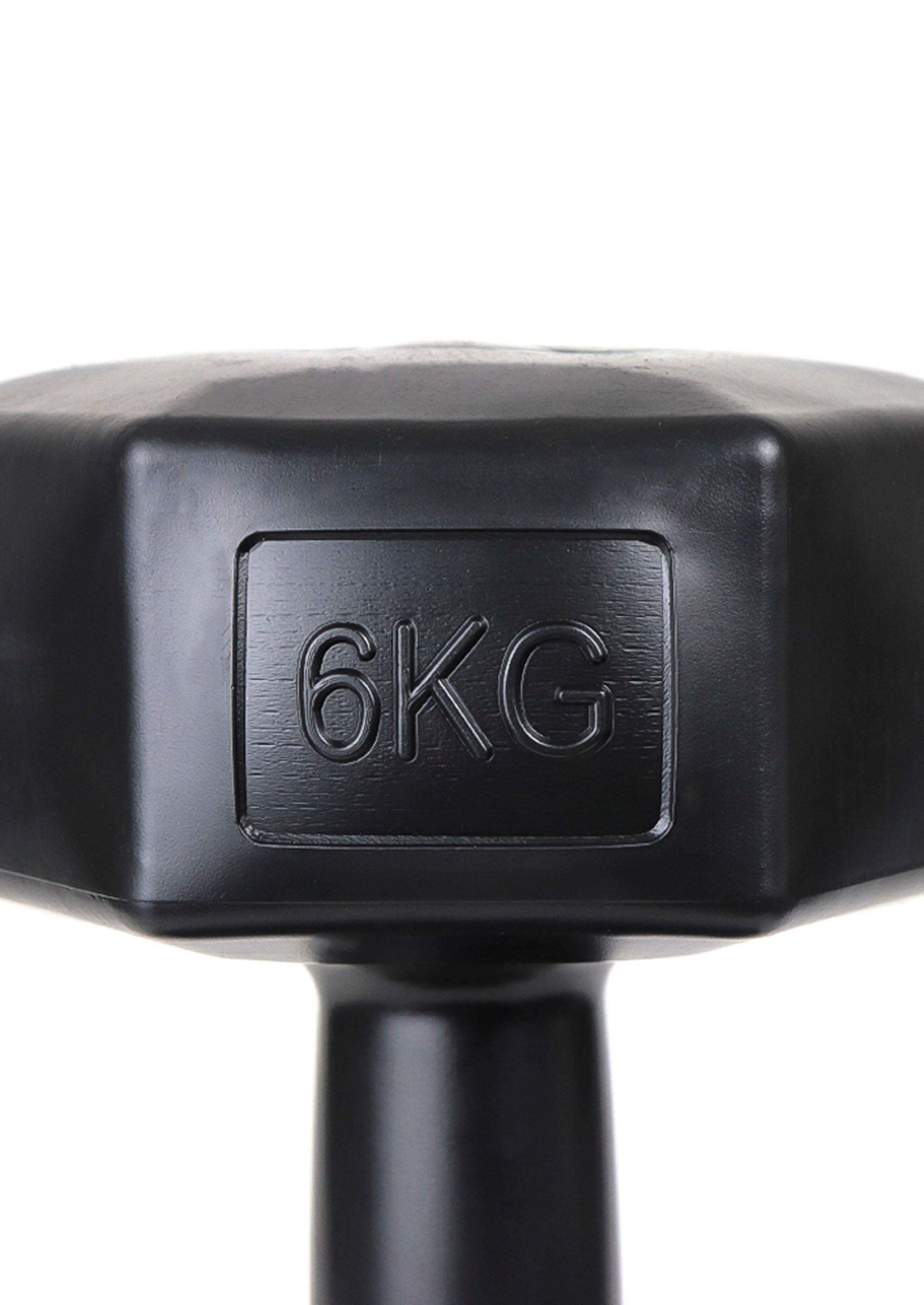 Mancuerna Hexagonal  Plástico Unidad 6 kg JKS-5