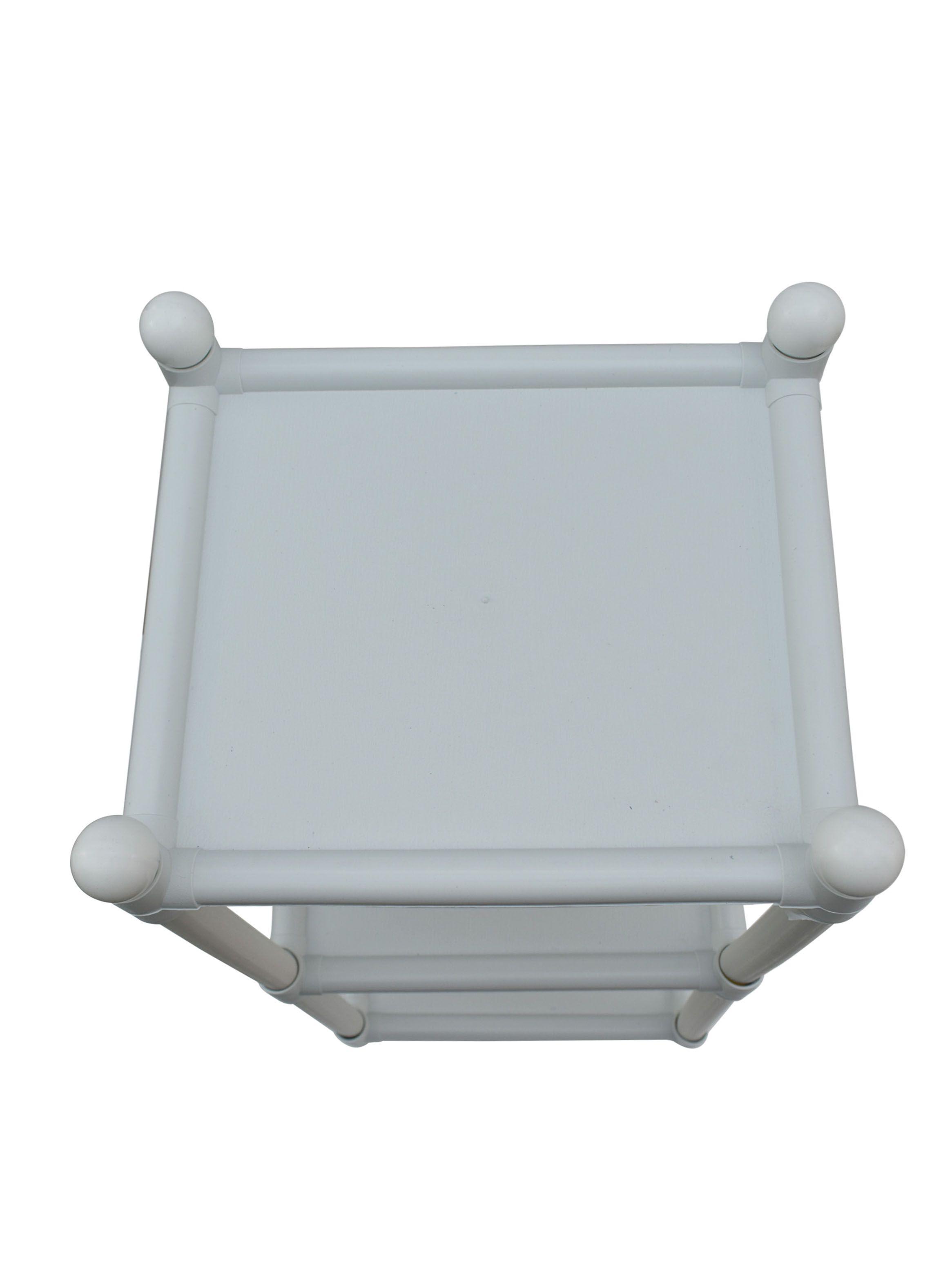 Mesa de Centro Multiuso 3 Niveles Blanco-2