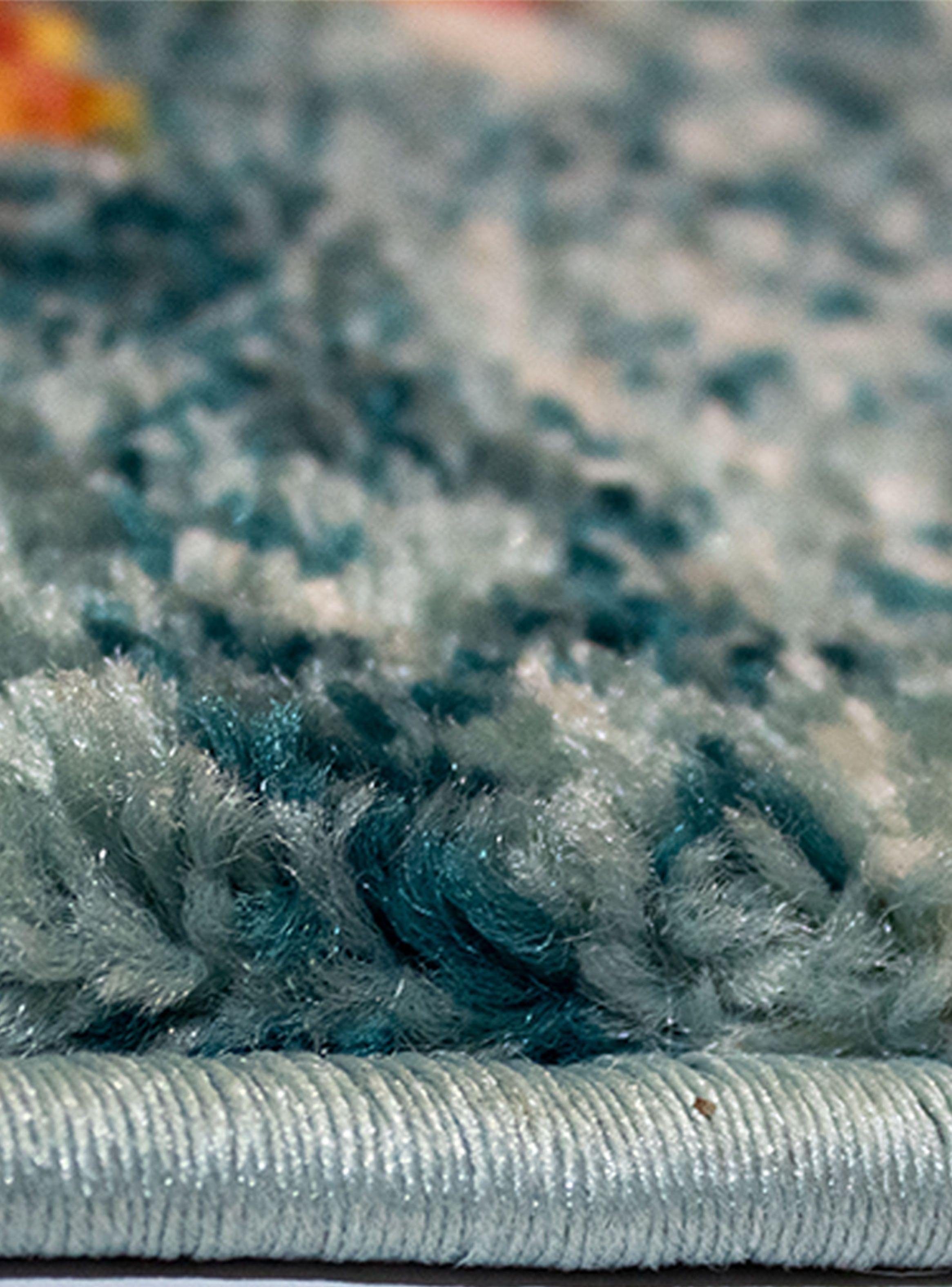 Alfombra Kilimanjaro 133x190 cm Crema Azul-1