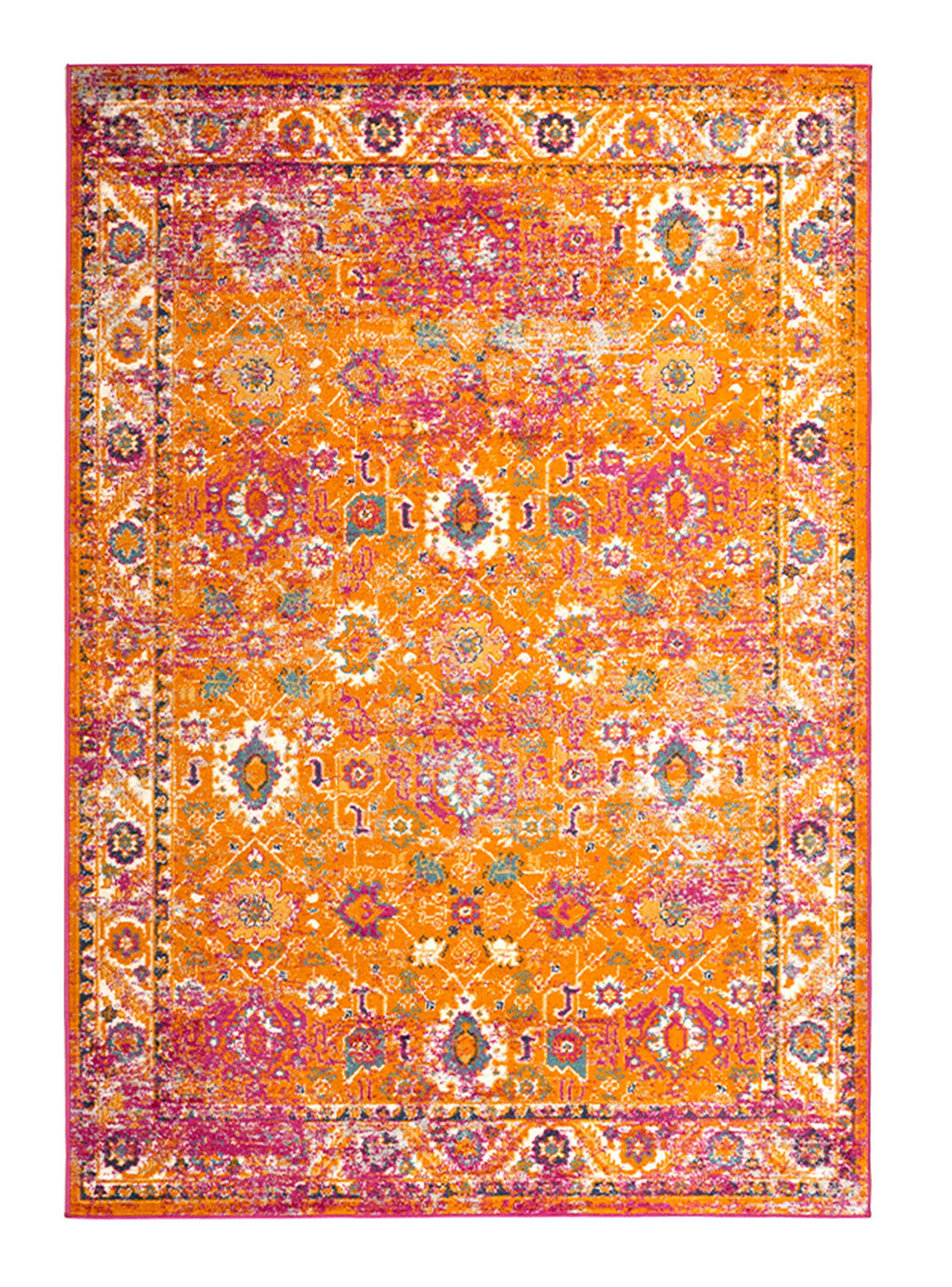 Alfombra Osiris 190x290 cm Rosa Naranjo-0
