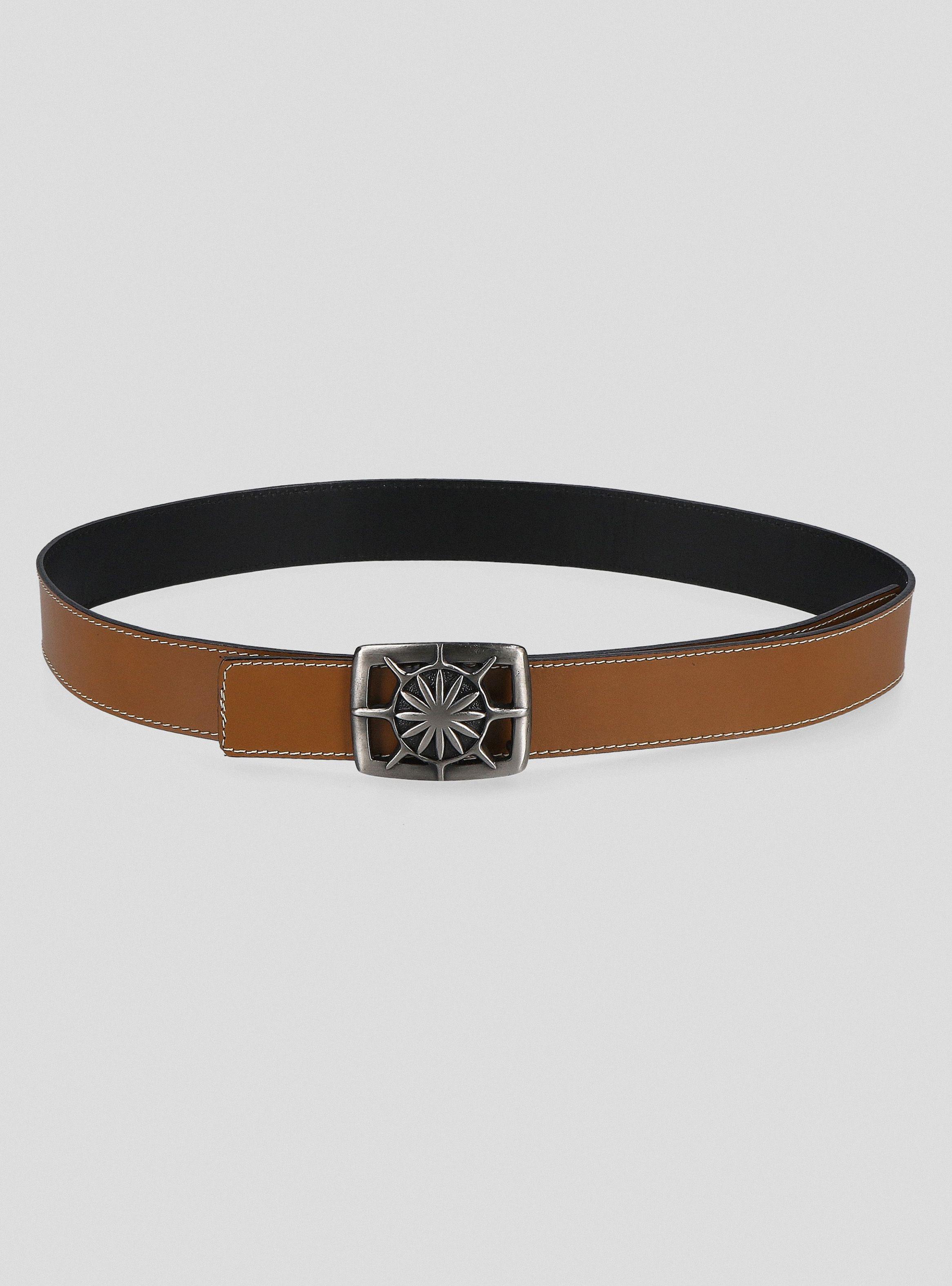 Cinturón de Cuero Reversible Sol-4