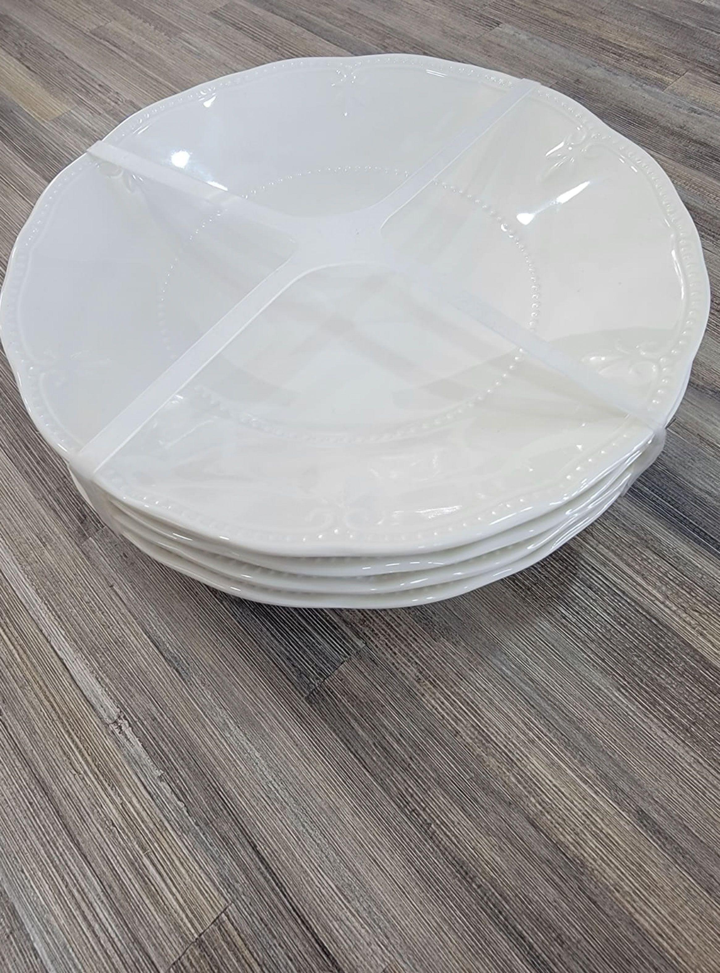 Set 4 Platos Sopa Flores 23.5 cm-2
