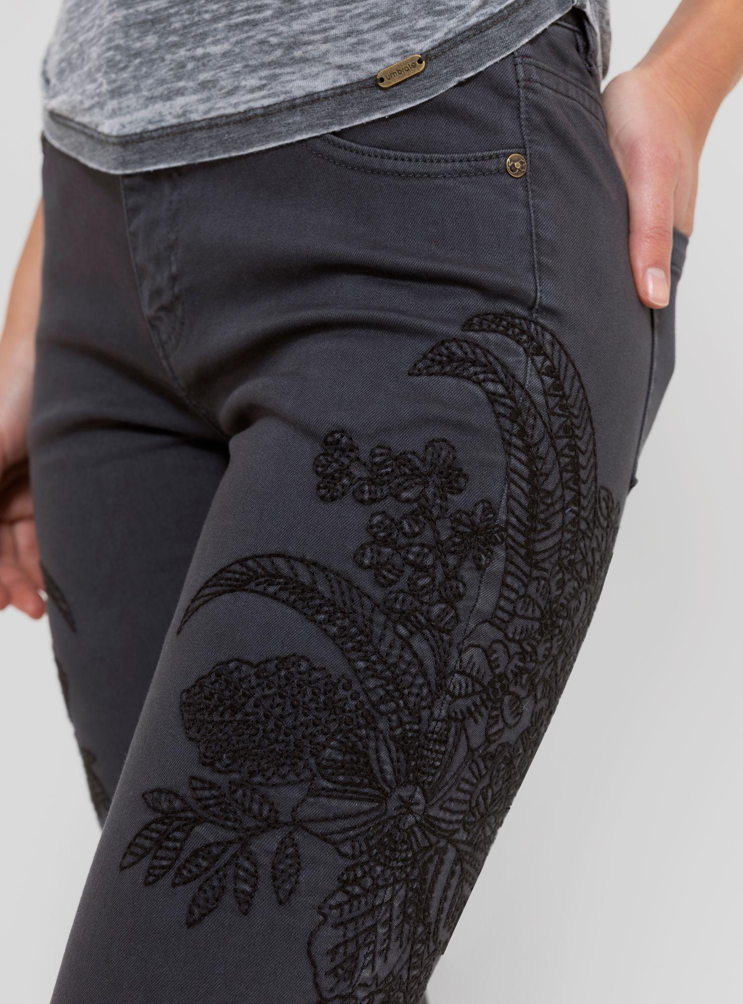 Pantalón Bordados Laterales Umbrale-2