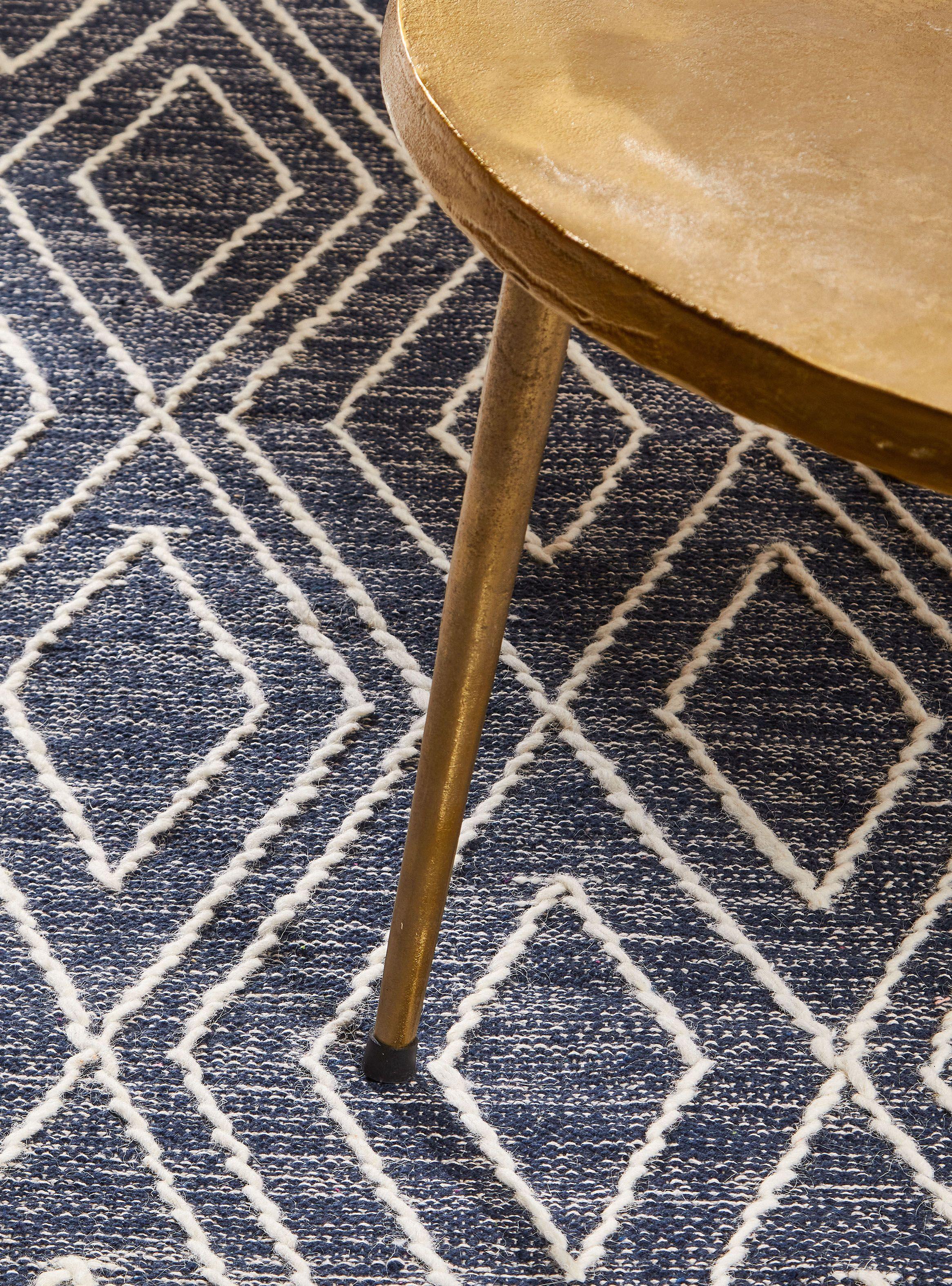 Alfombra Geo 140x200 cm Navy D3-2