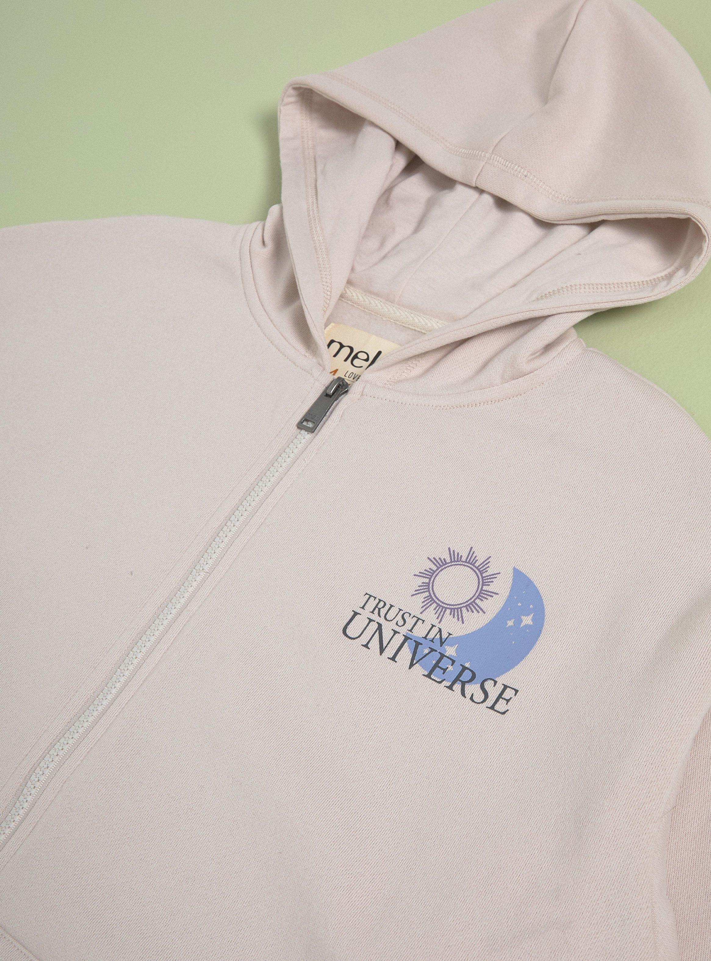 Polera Hoodie con Cierre y Focal Print-4