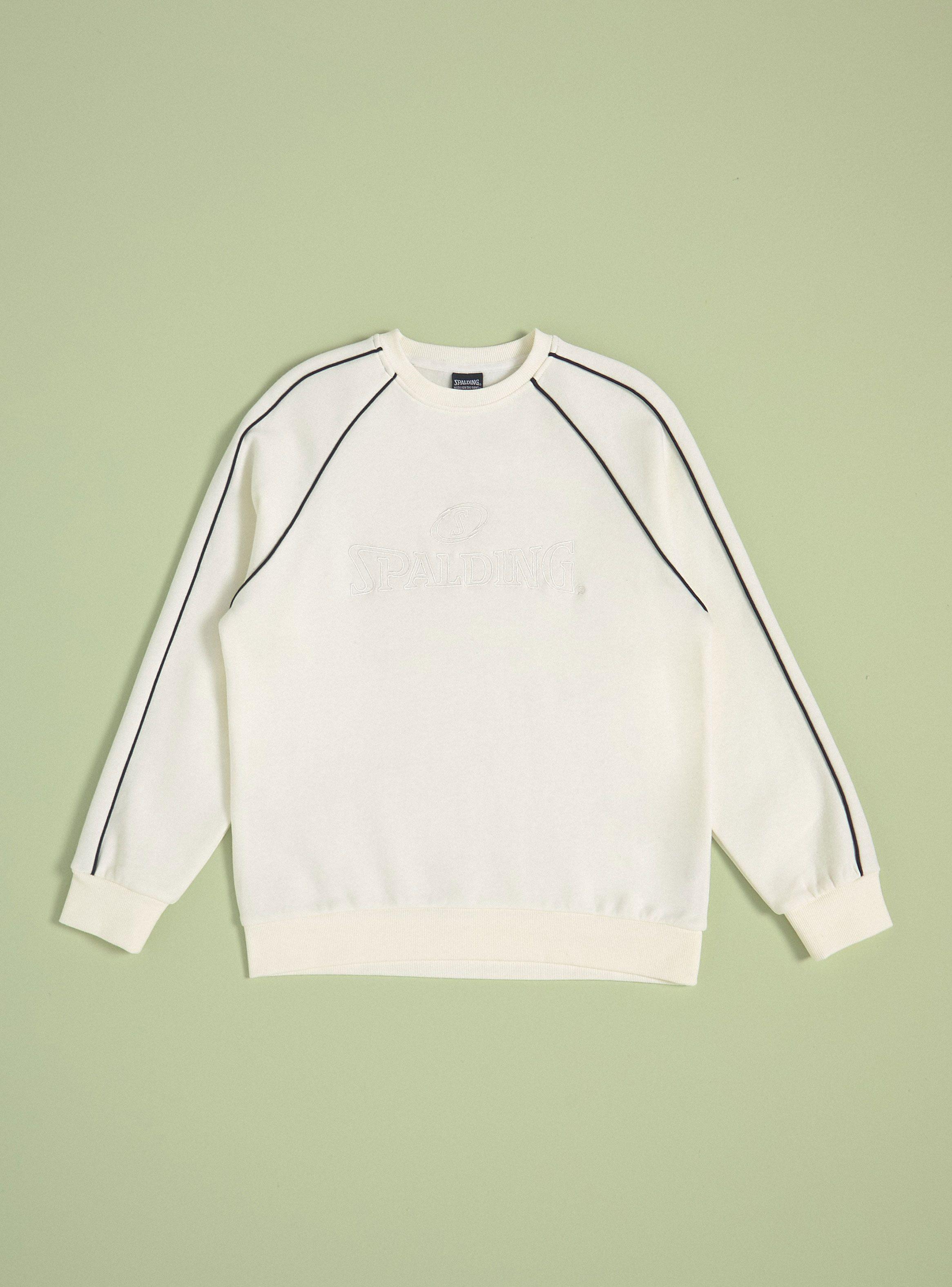 Polerón Crew Neck Detalles en Contrastes-2