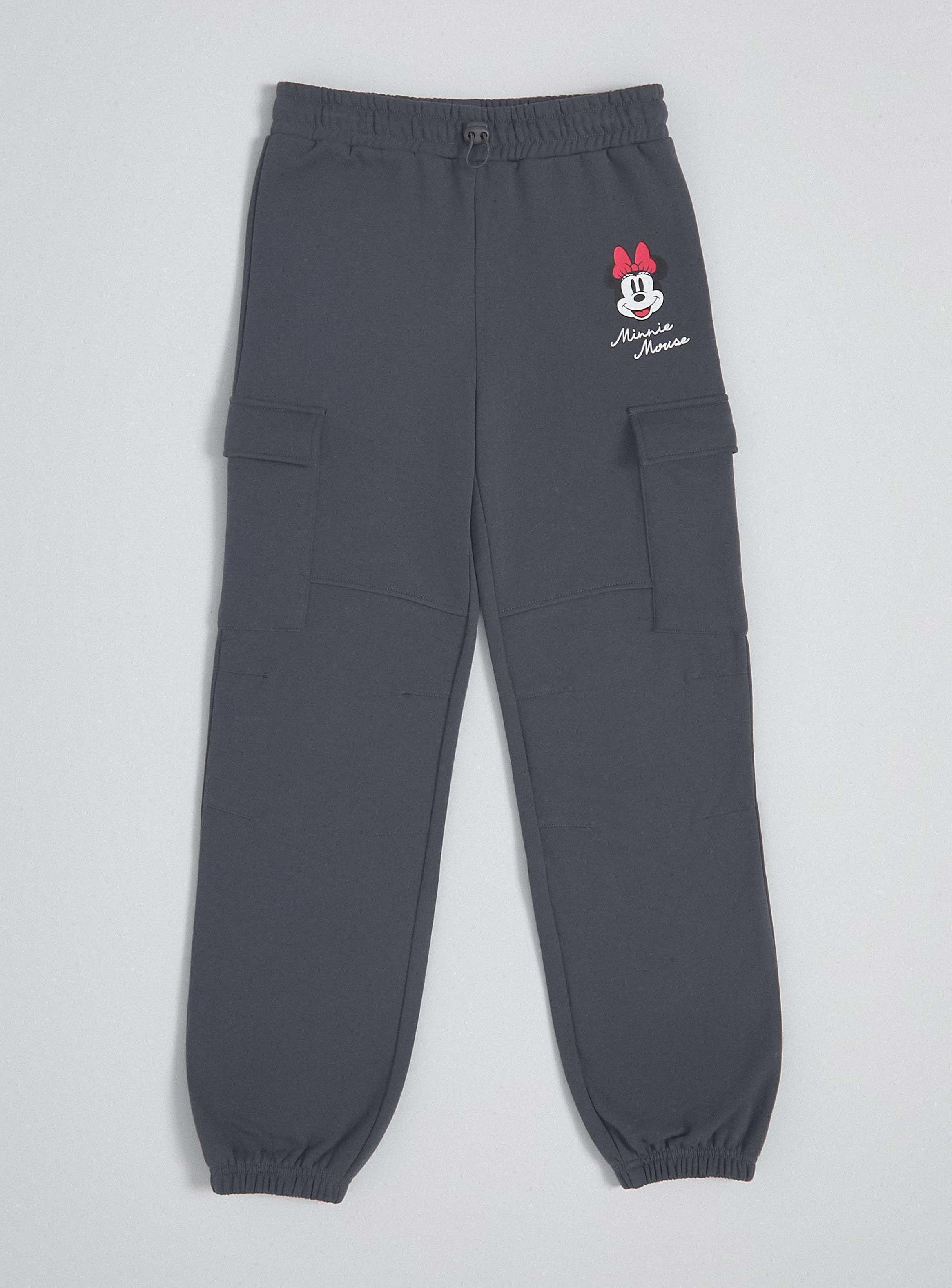 Buzo Jogger con Bolsillos Cargo y Focal Print-2