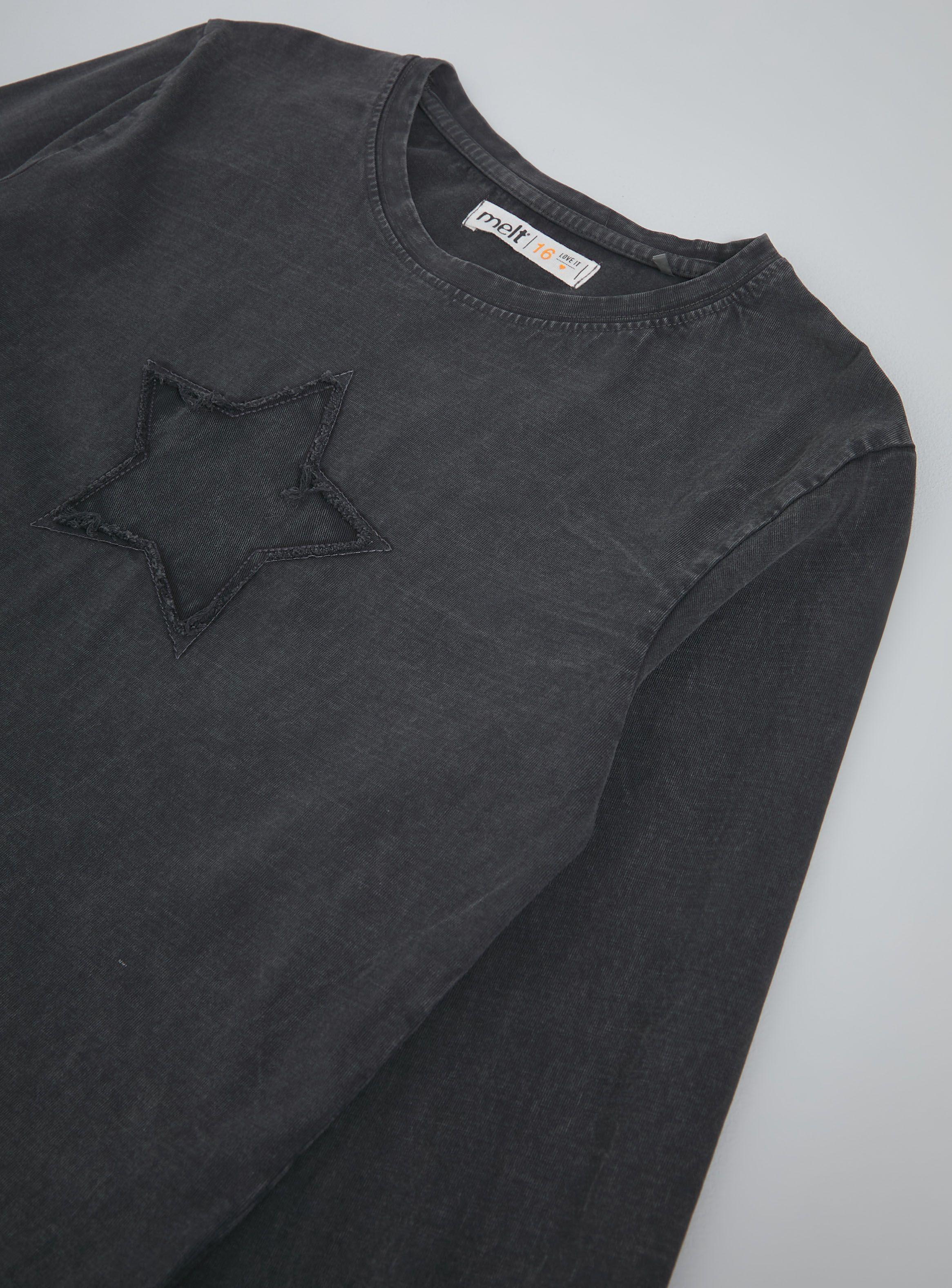 Polera con Bordado y Proceso Acid Wash-4
