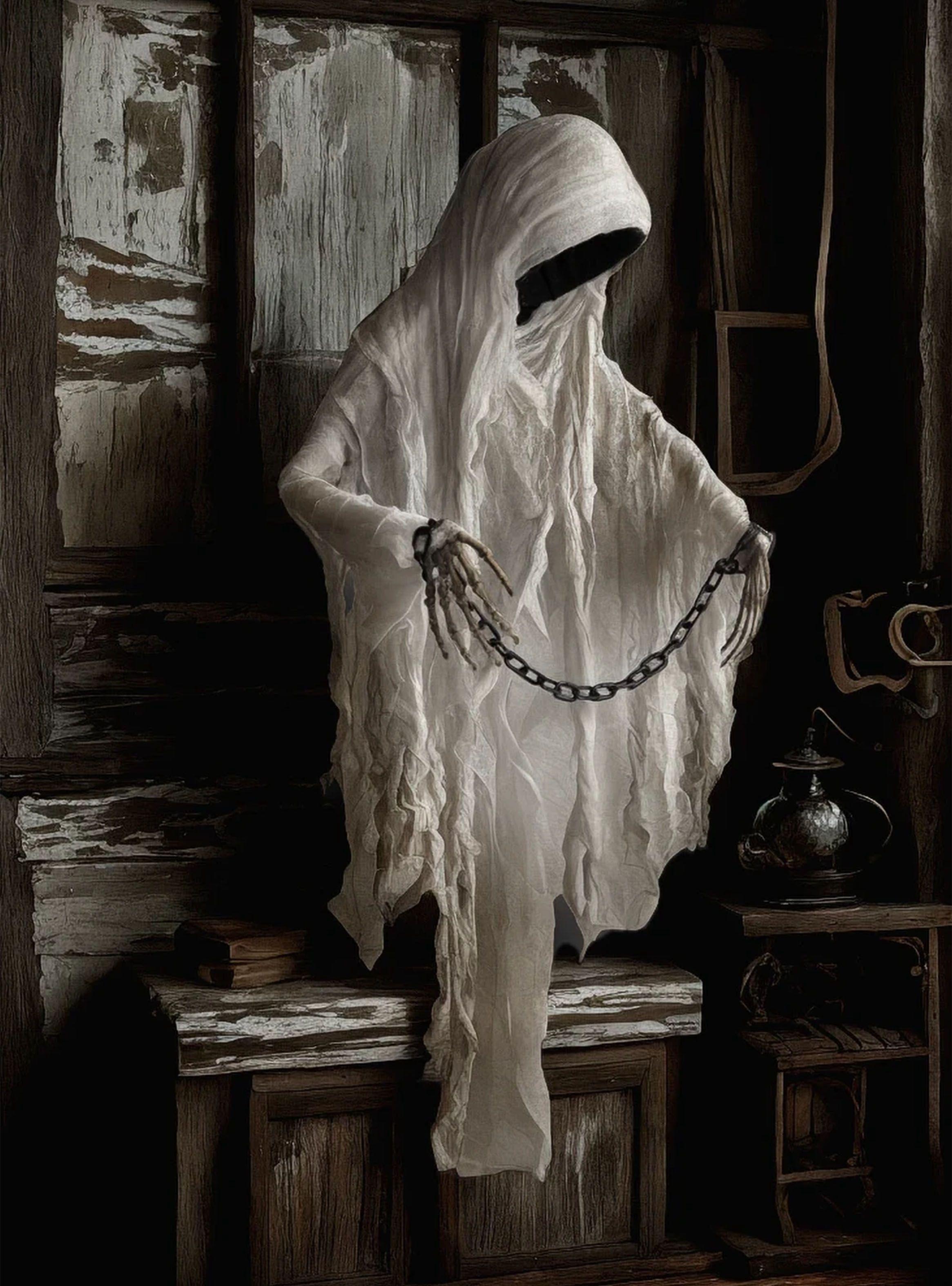 Fantasma Colgante Animado-2