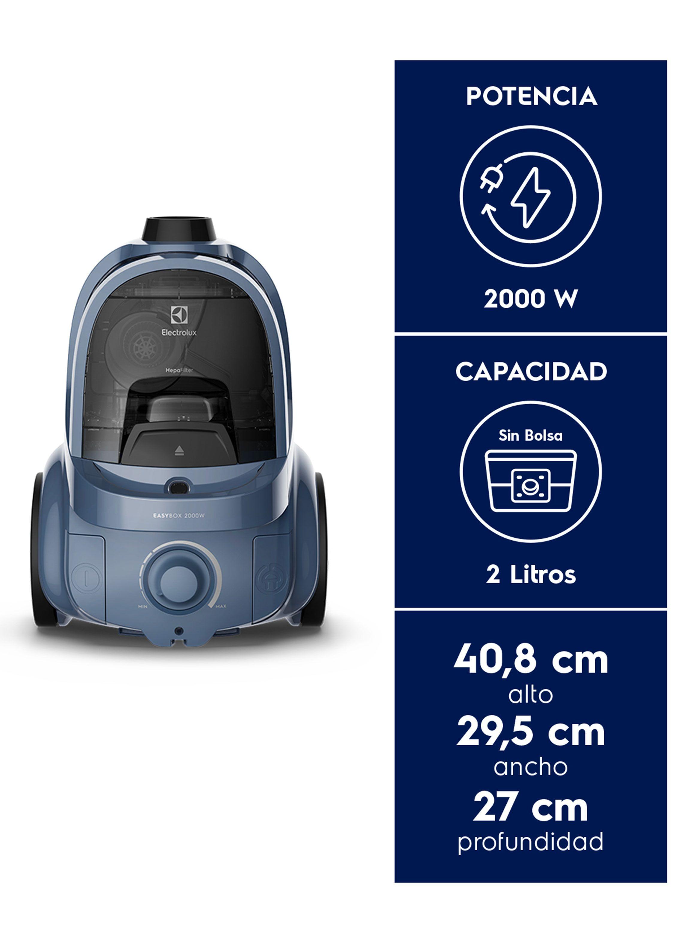 Aspiradora de Arrastre 2000W EasyBox BGL40 Azul-2
