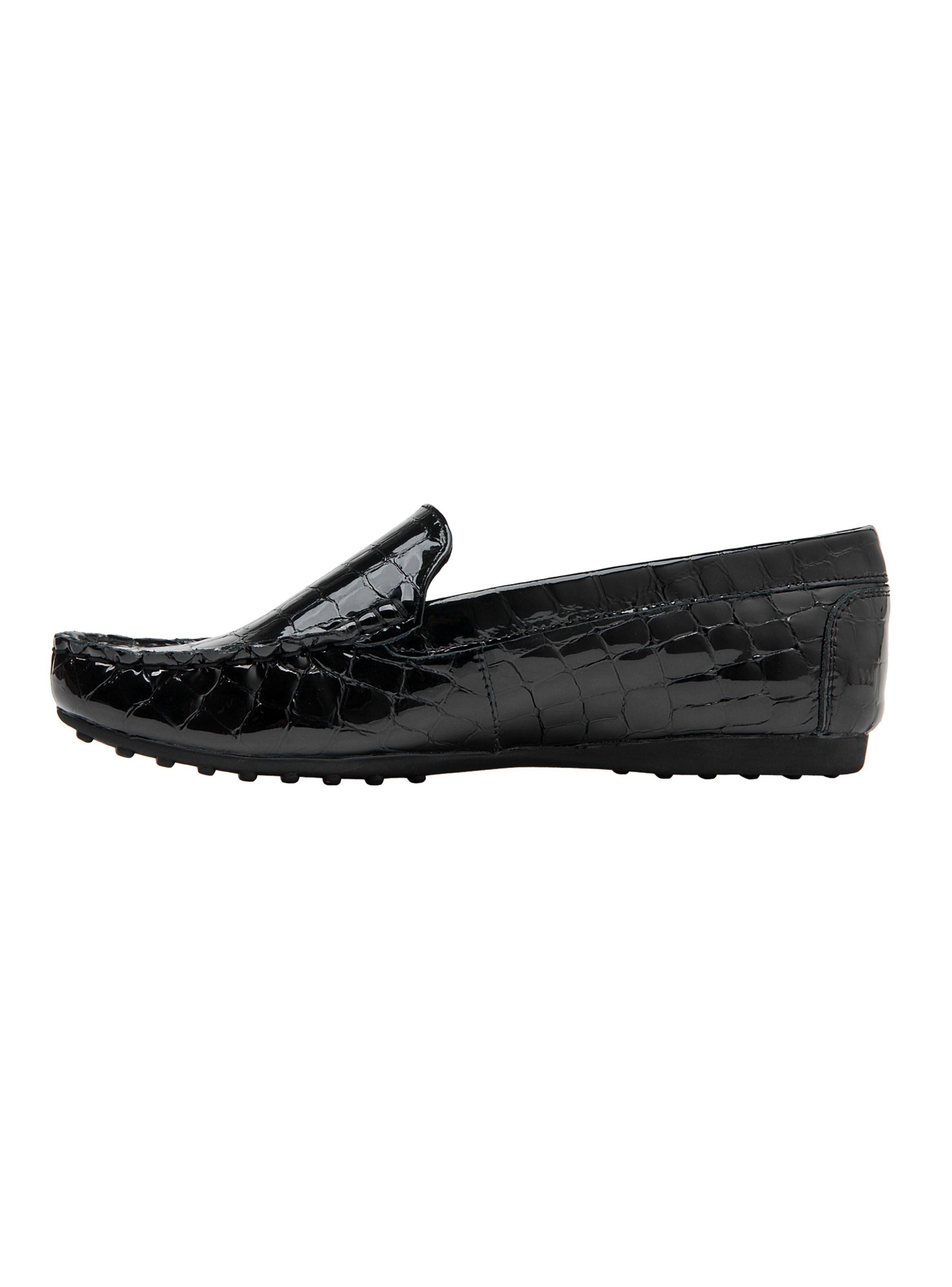Mocasín Texturizado Charol Cuero L072 Mujer-2