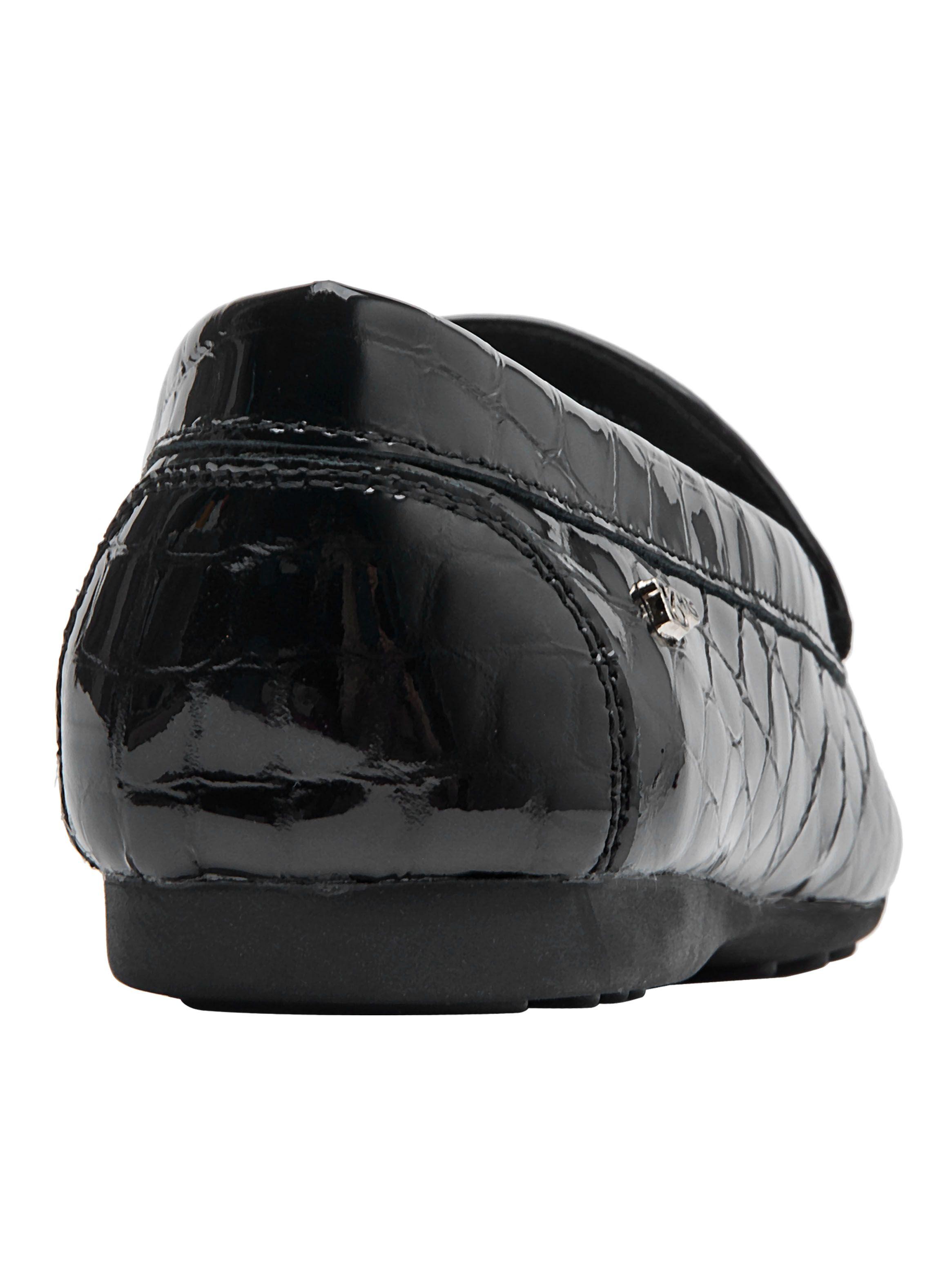 Mocasín Texturizado Charol Cuero L072 Mujer-4