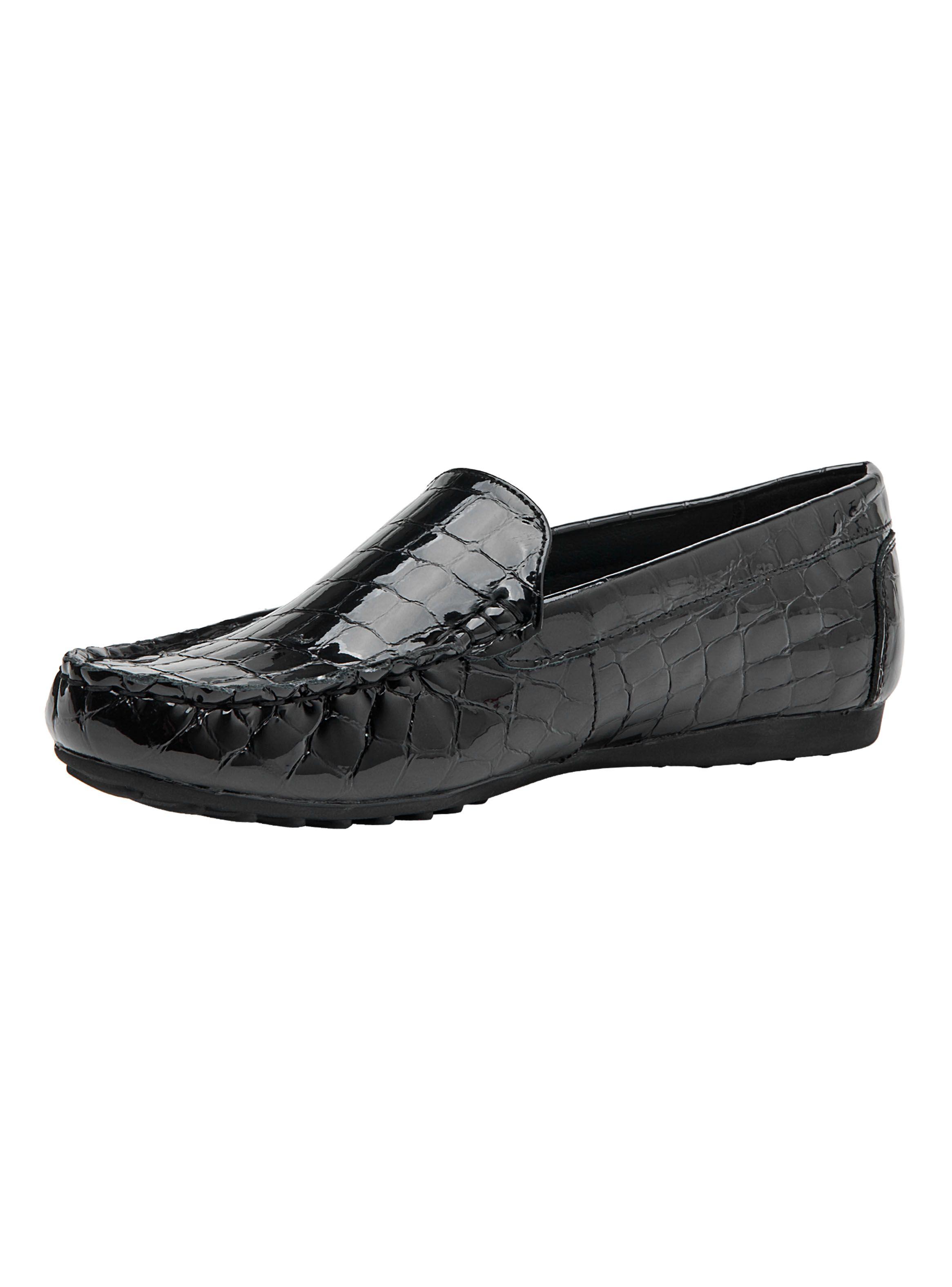 Mocasín Texturizado Charol Cuero L072 Mujer-3