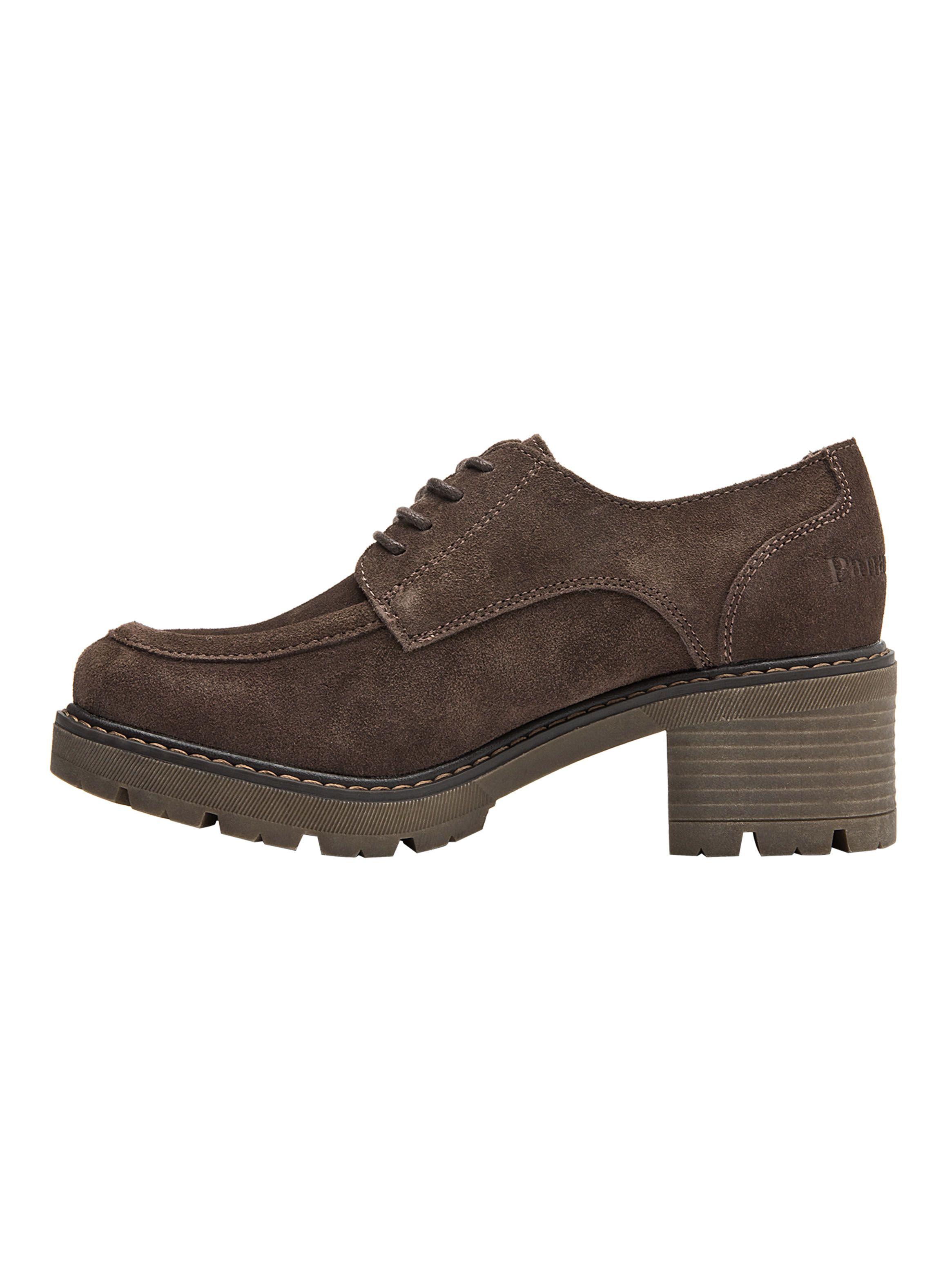 Zapato Casual Taco Cuadrado Cuero Wl052 Mujer-2