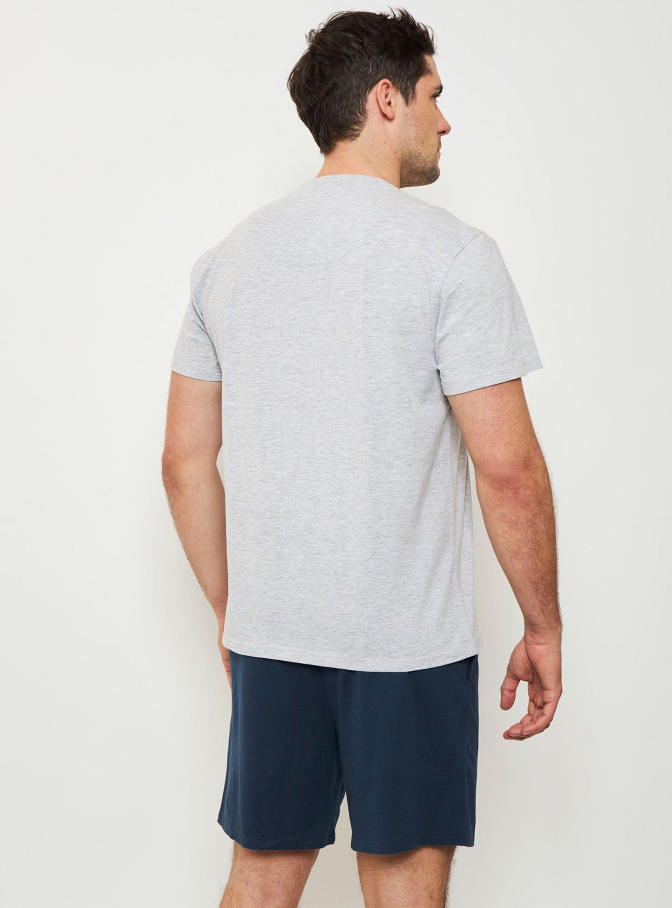 Pijama Corto Algodón Detalle Botón-1