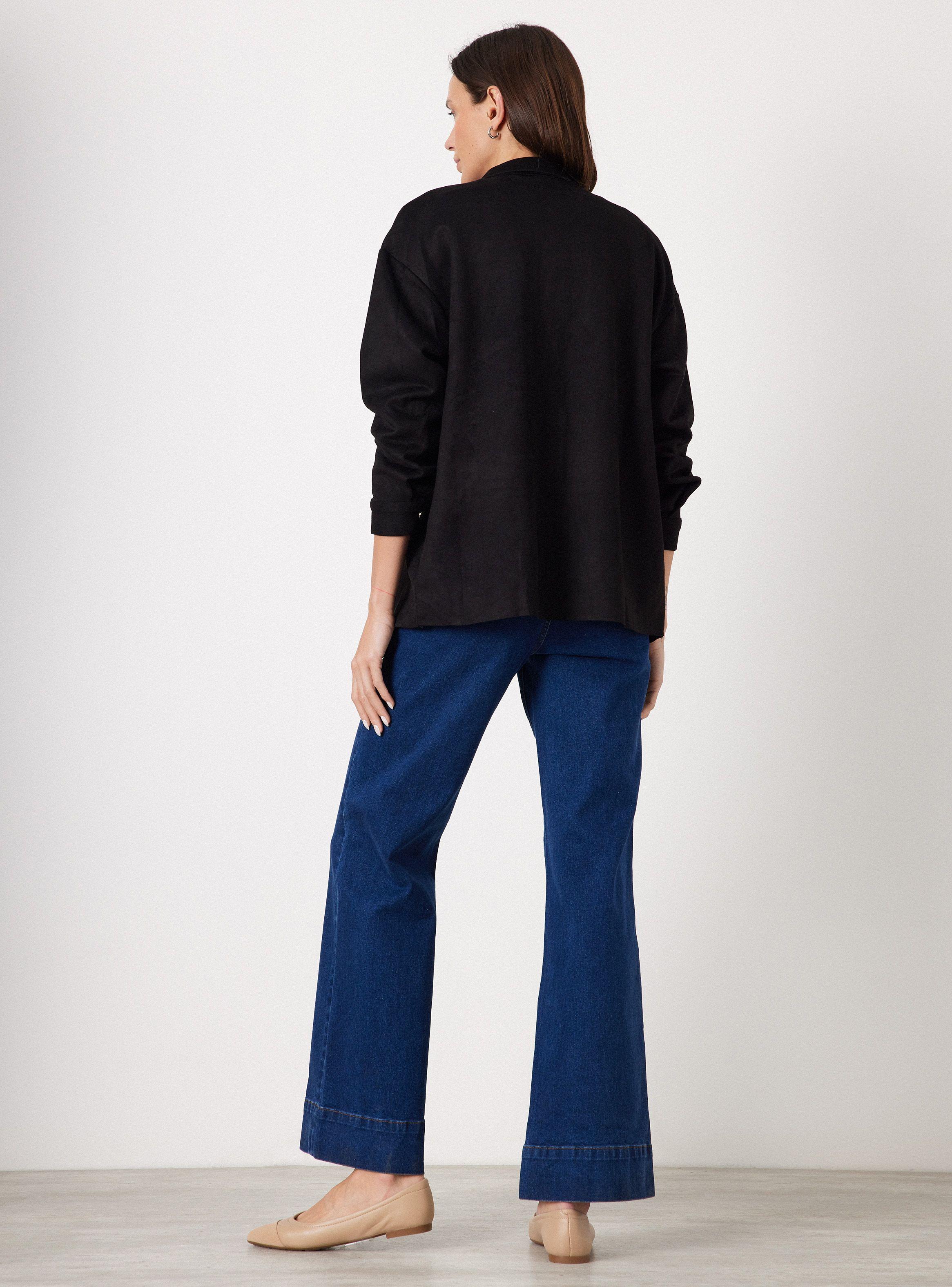 Chaqueta Sobre Camisa Tipo Gamuza-5