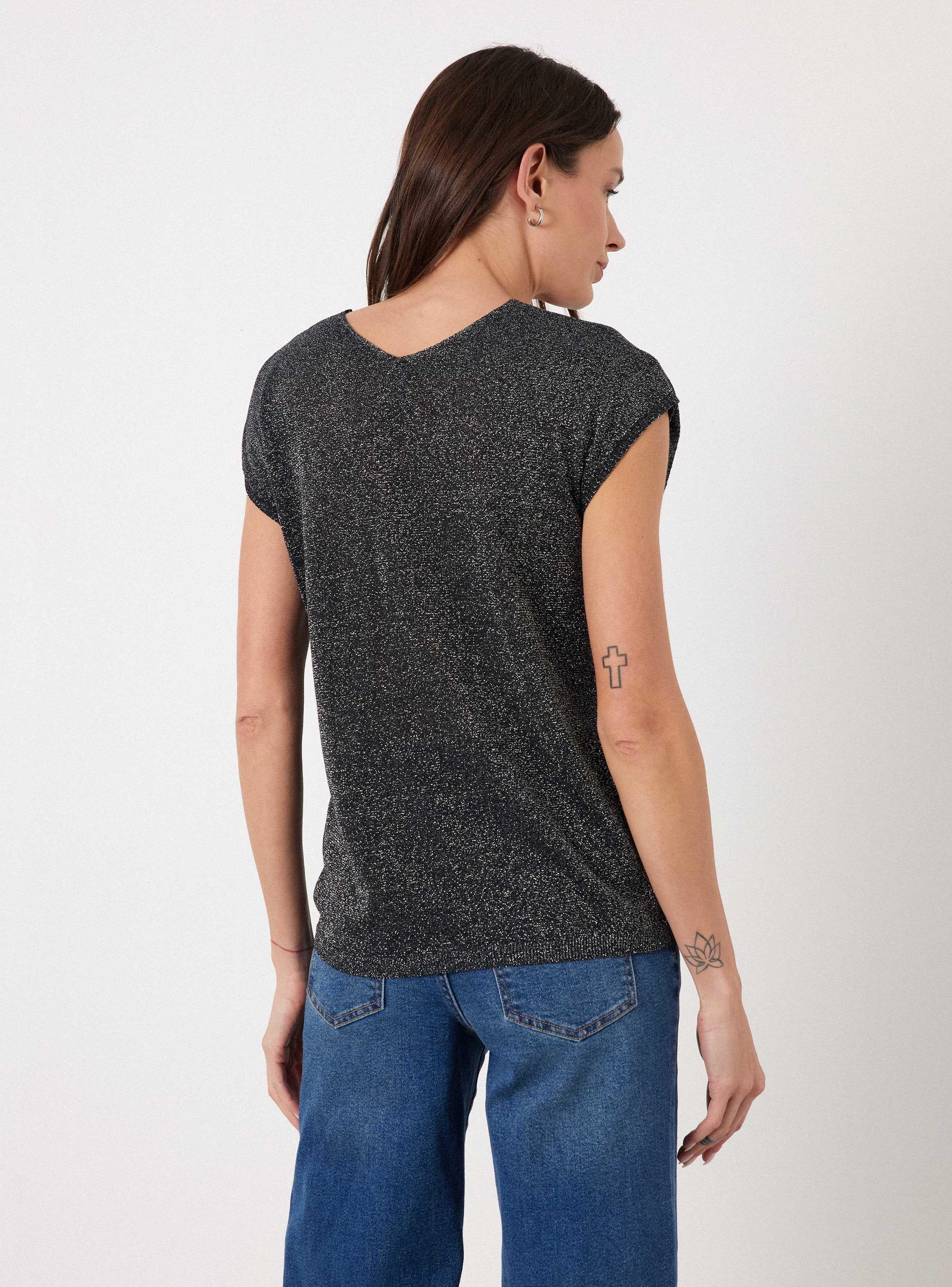 Polera Suelta con Brillo de Lurex-1