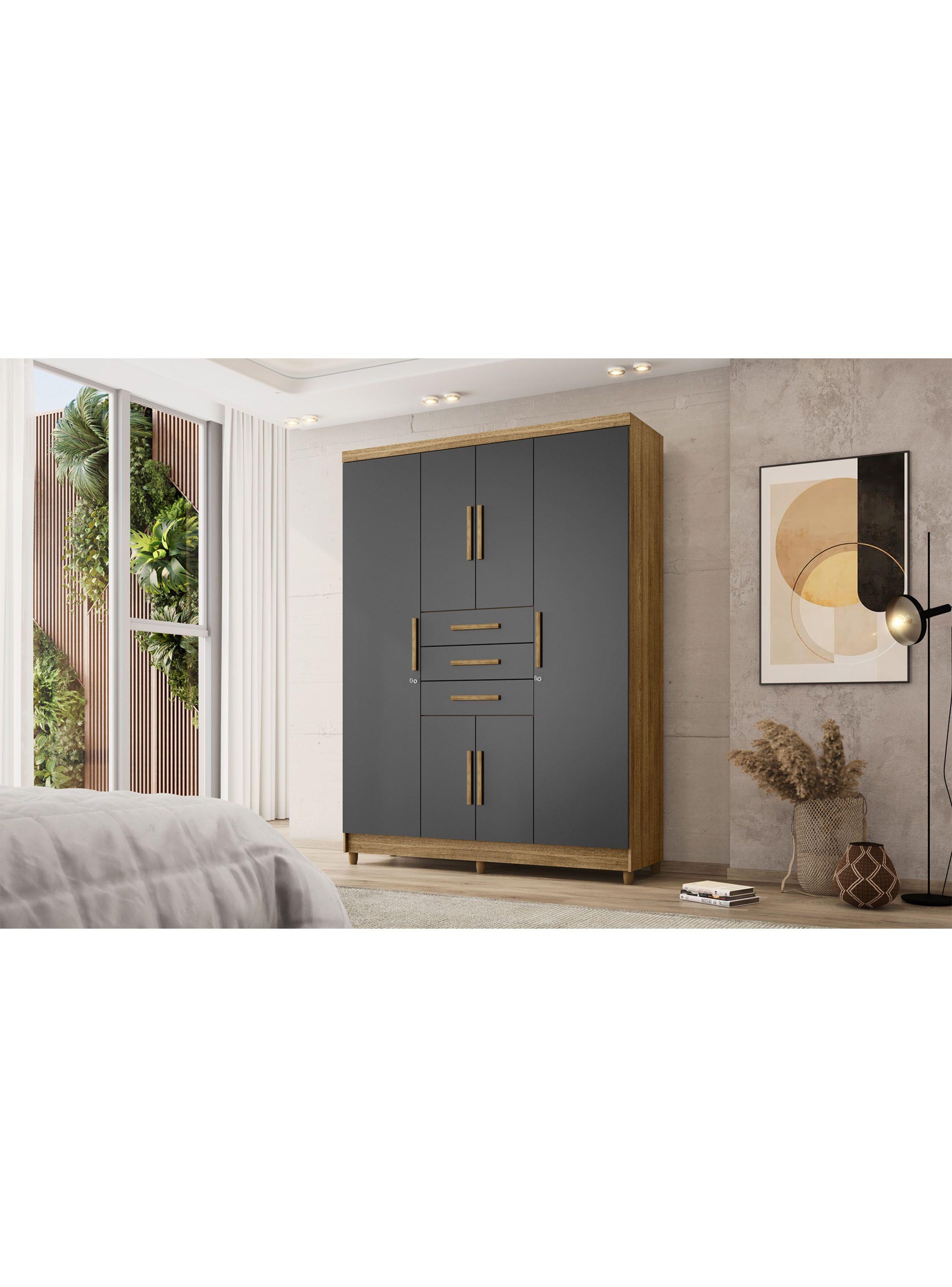 Clóset Taurus 6 Puertas 2 Cajones-4